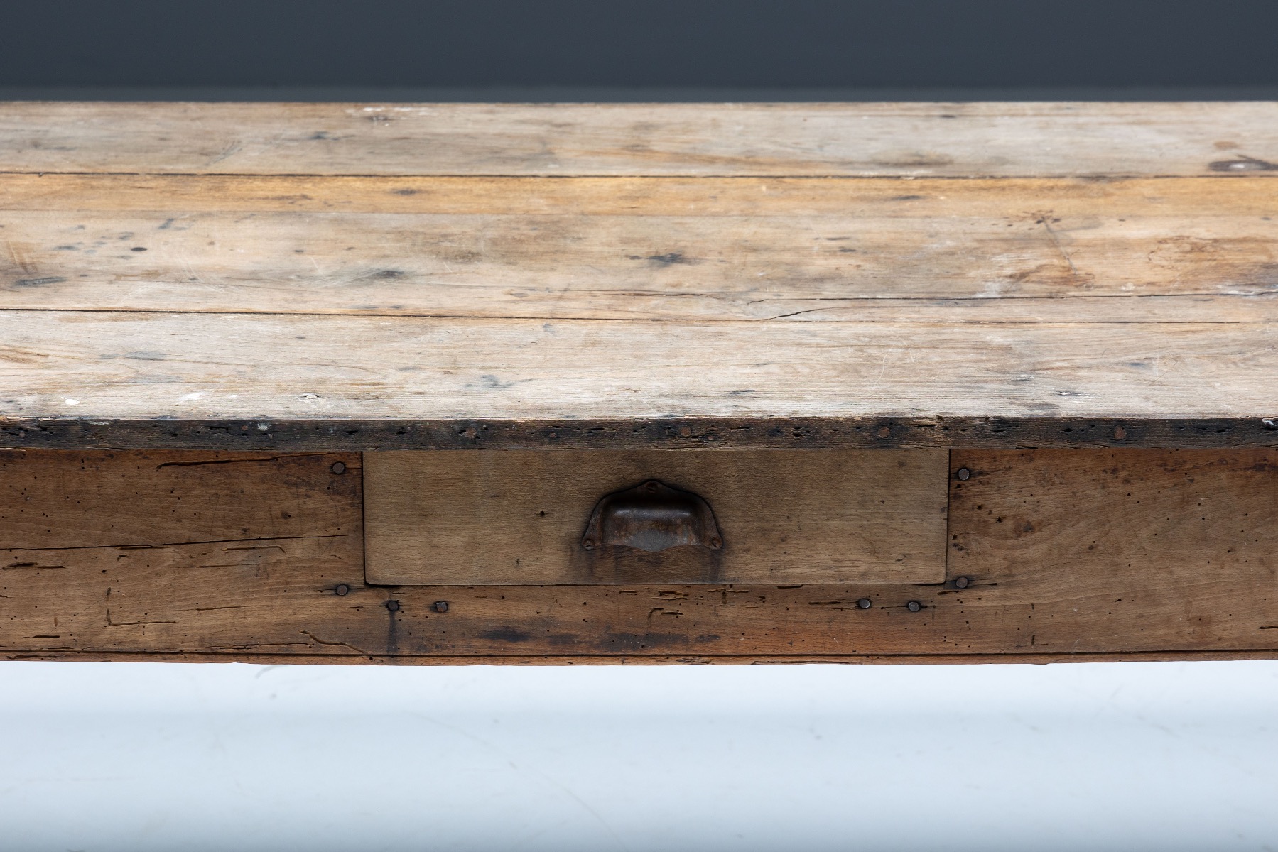 Antique handmade rural table