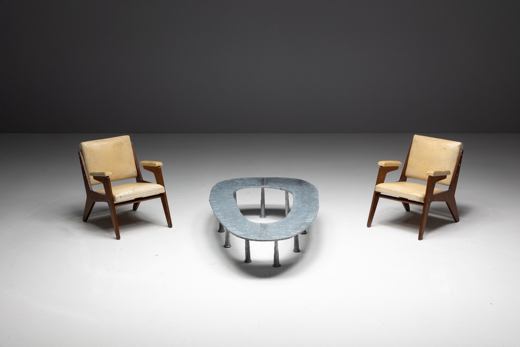 Gallery level contemporary center table