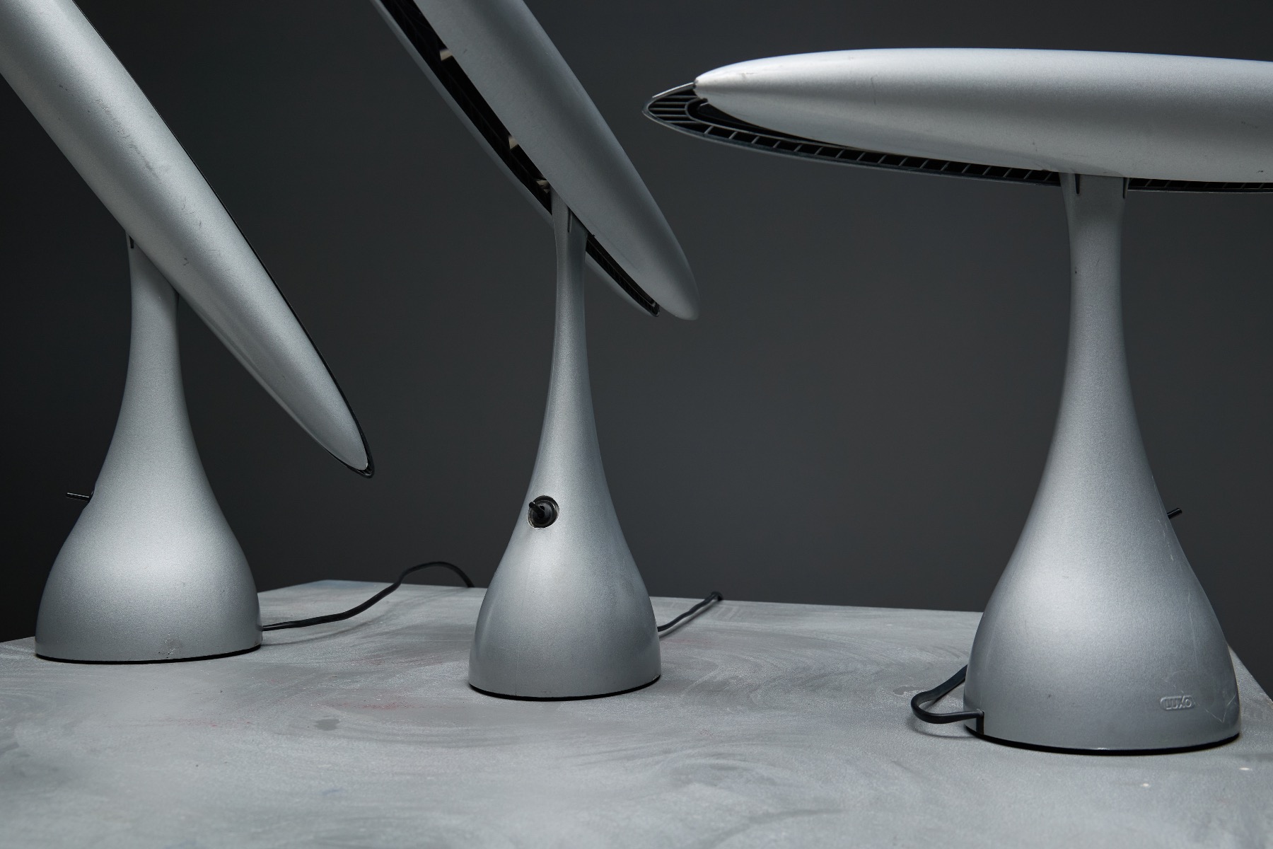 Articulated postmodern Heron desk lamp with dynamic form