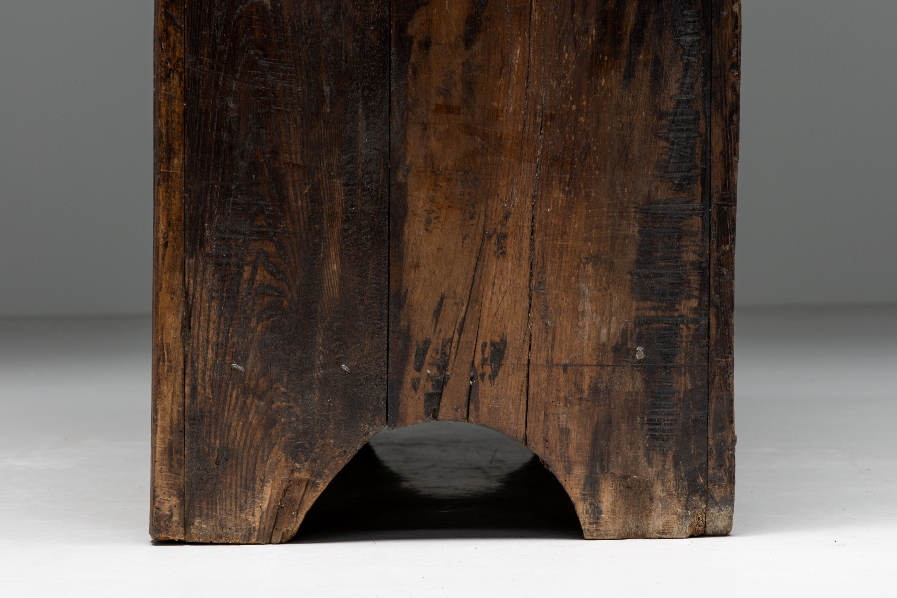 Authentic wabi sabi cabinet in antique wood