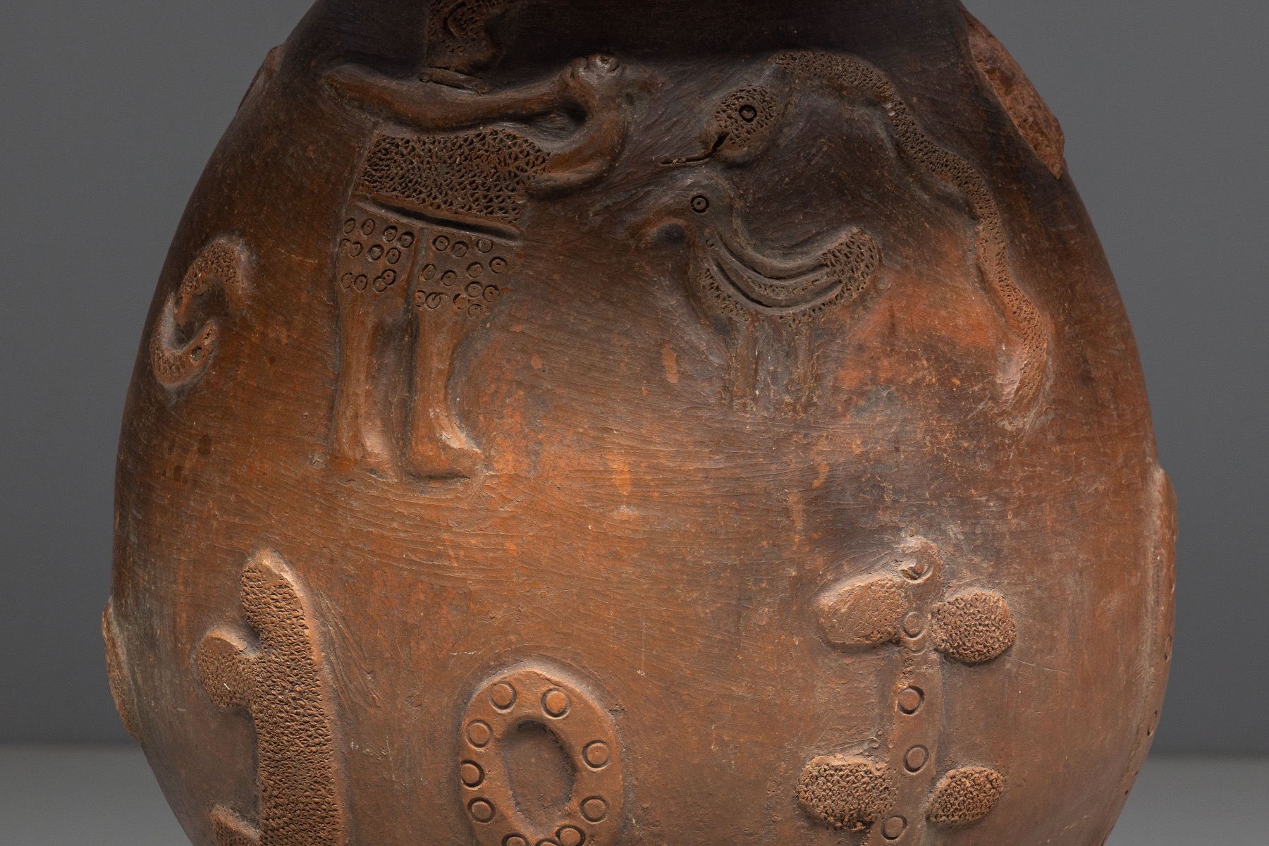 Collectible handcrafted ceramic table lamp from the 20th century