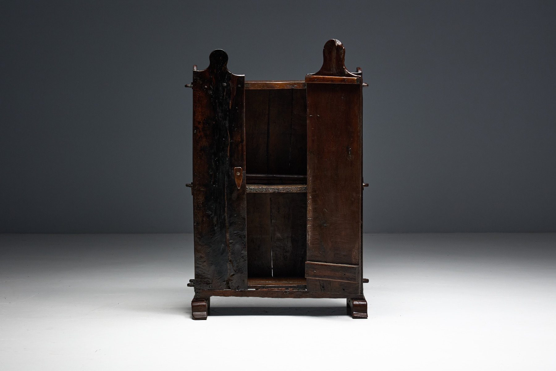 Authentic primitive wooden cabinet