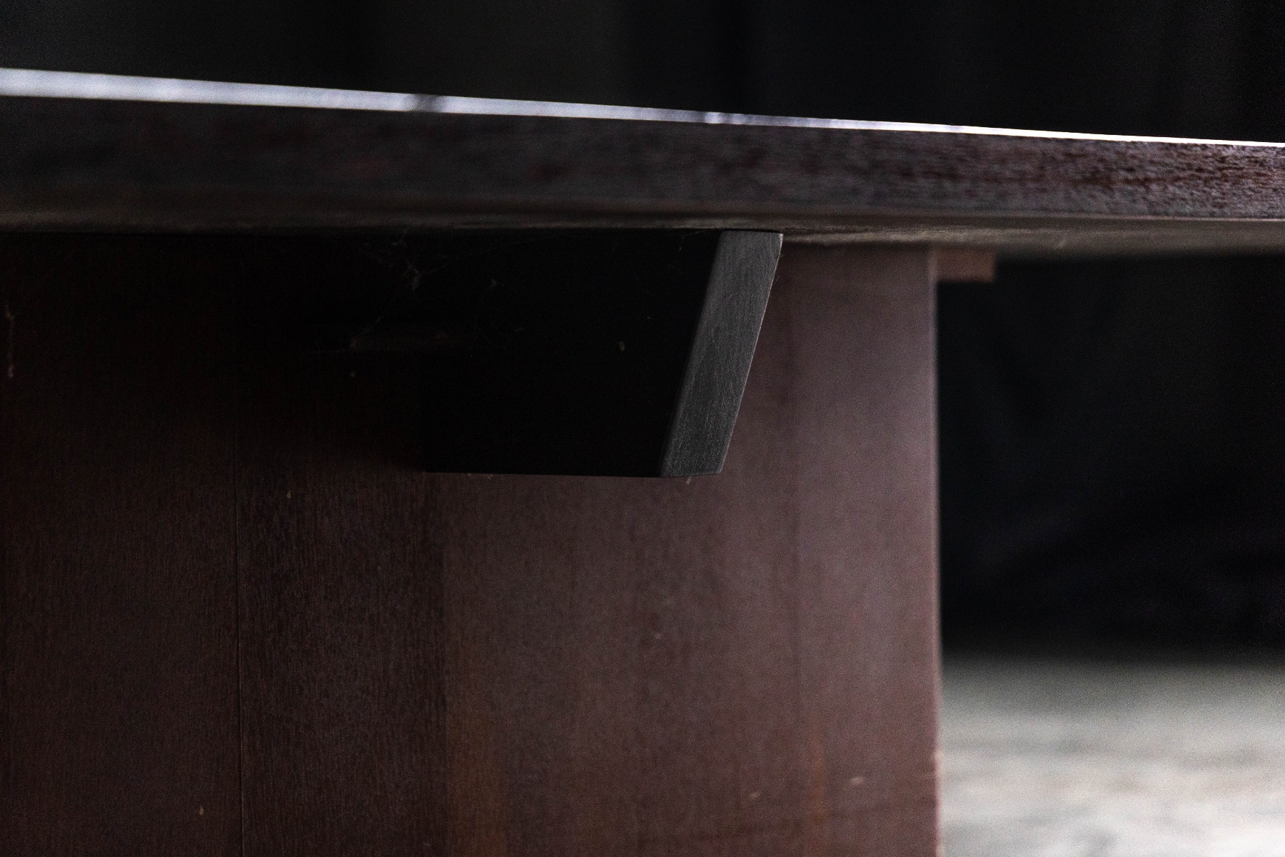 Artistic contemporary coffee table in brutalist style