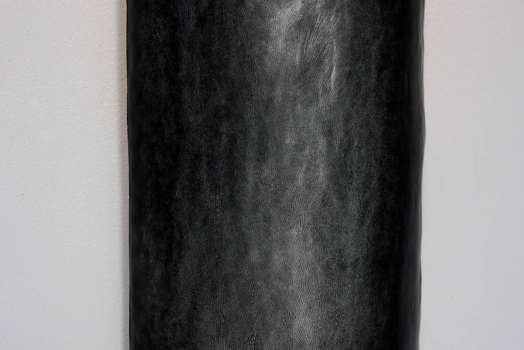 Designer black aluminium lamp shade