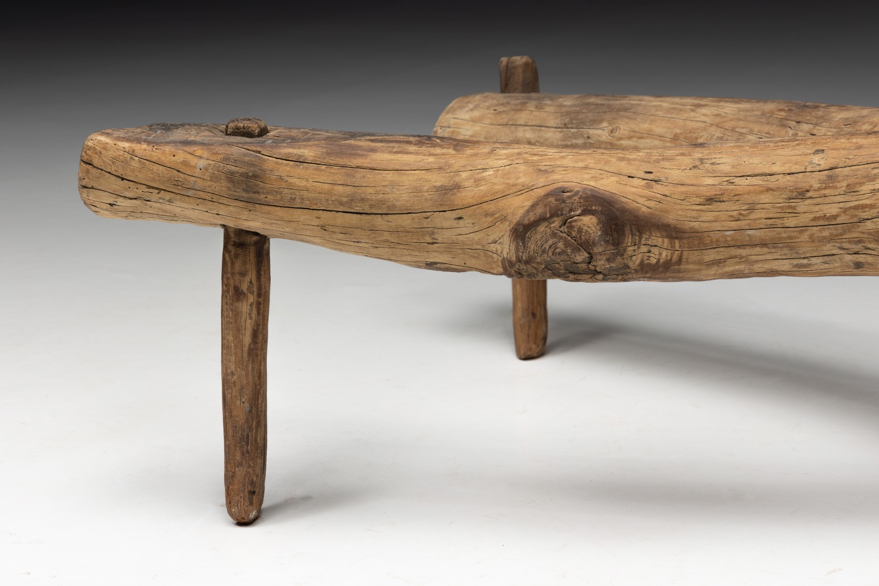 Farmhouse 18th century tripod stool
