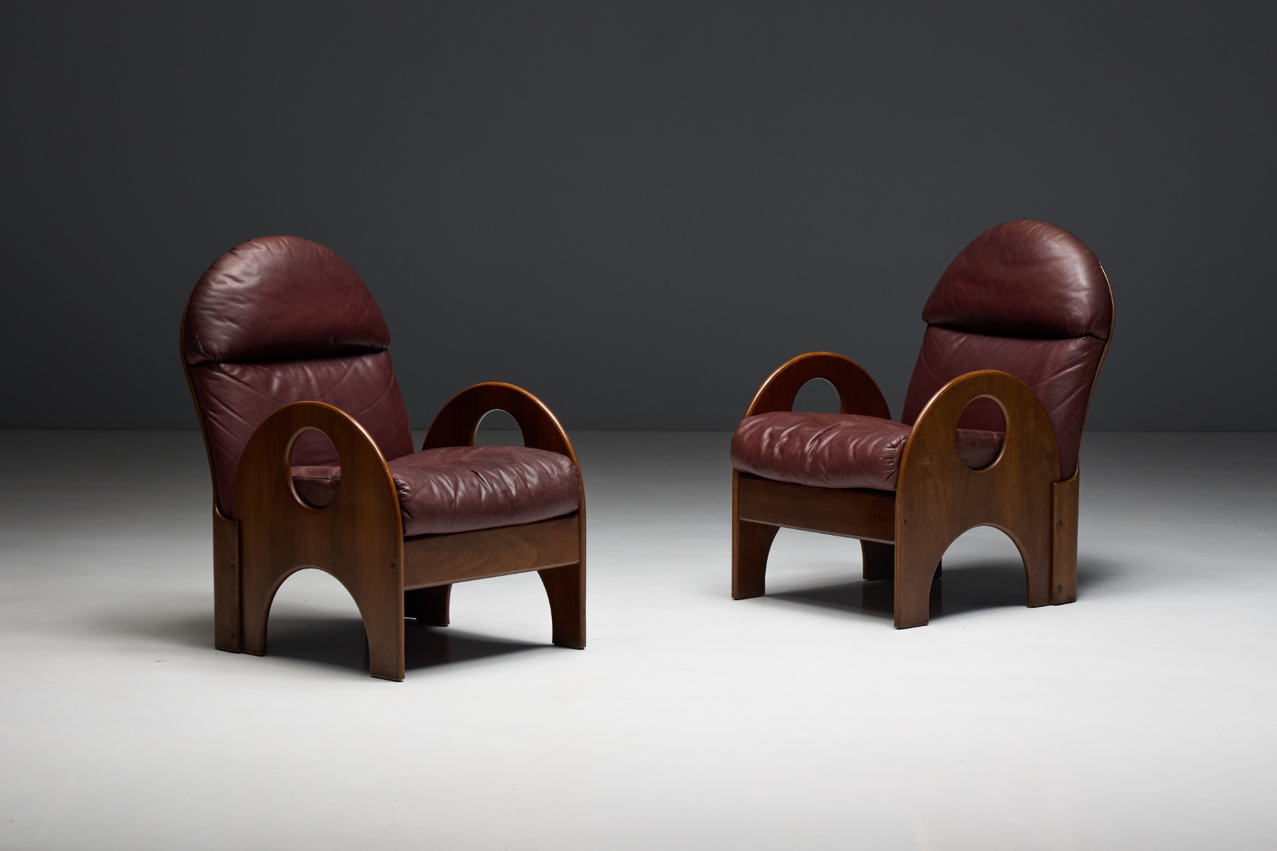 Gae Aulenti designed Arcata easy chair from the 1960s