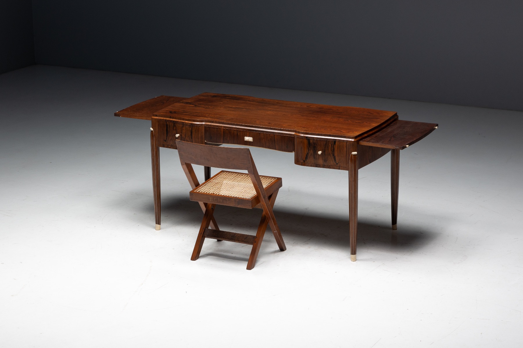High style French Art Deco desk from the early 20th century