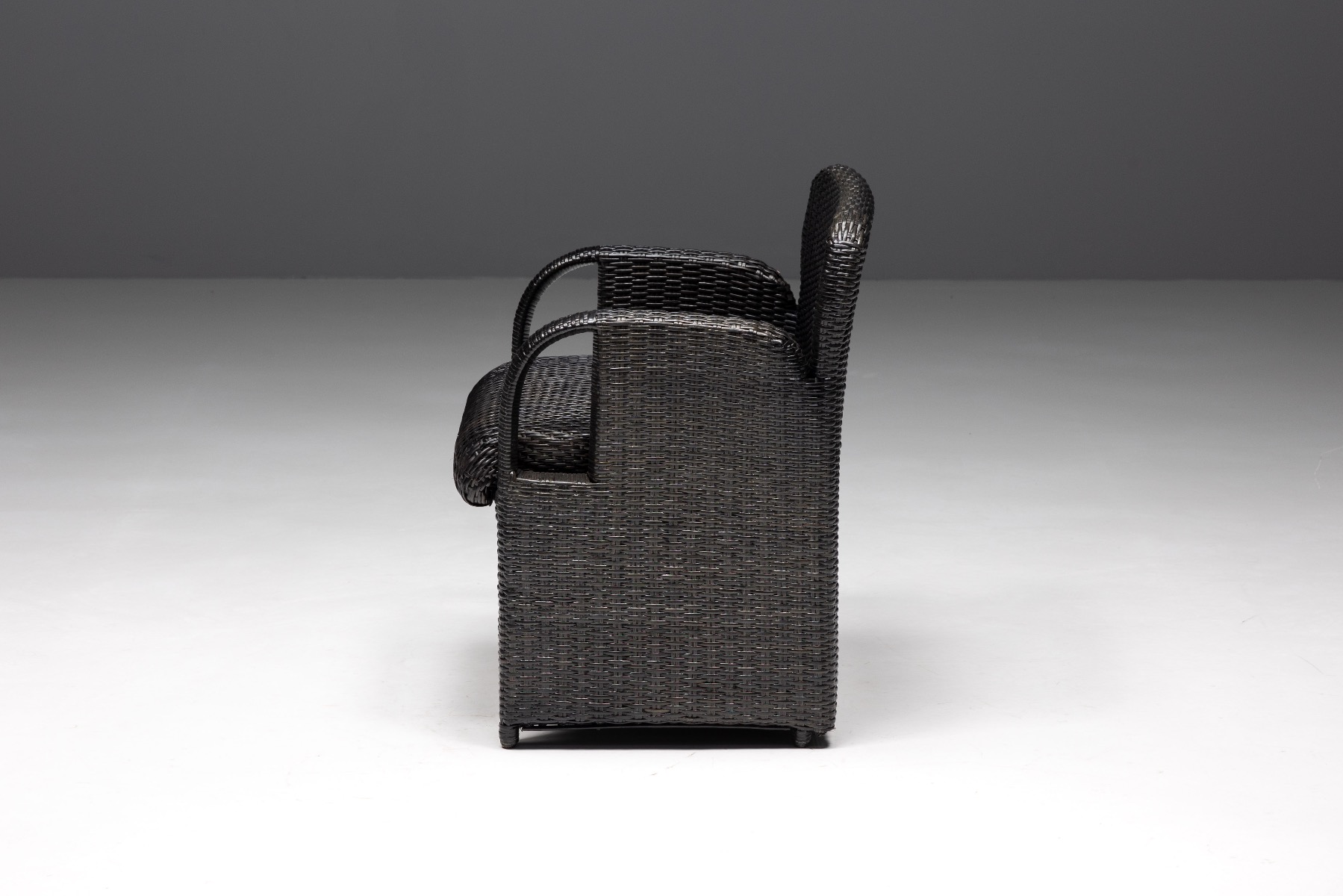 Iconic 1990s armchairs by Gae Aulenti for Tecno