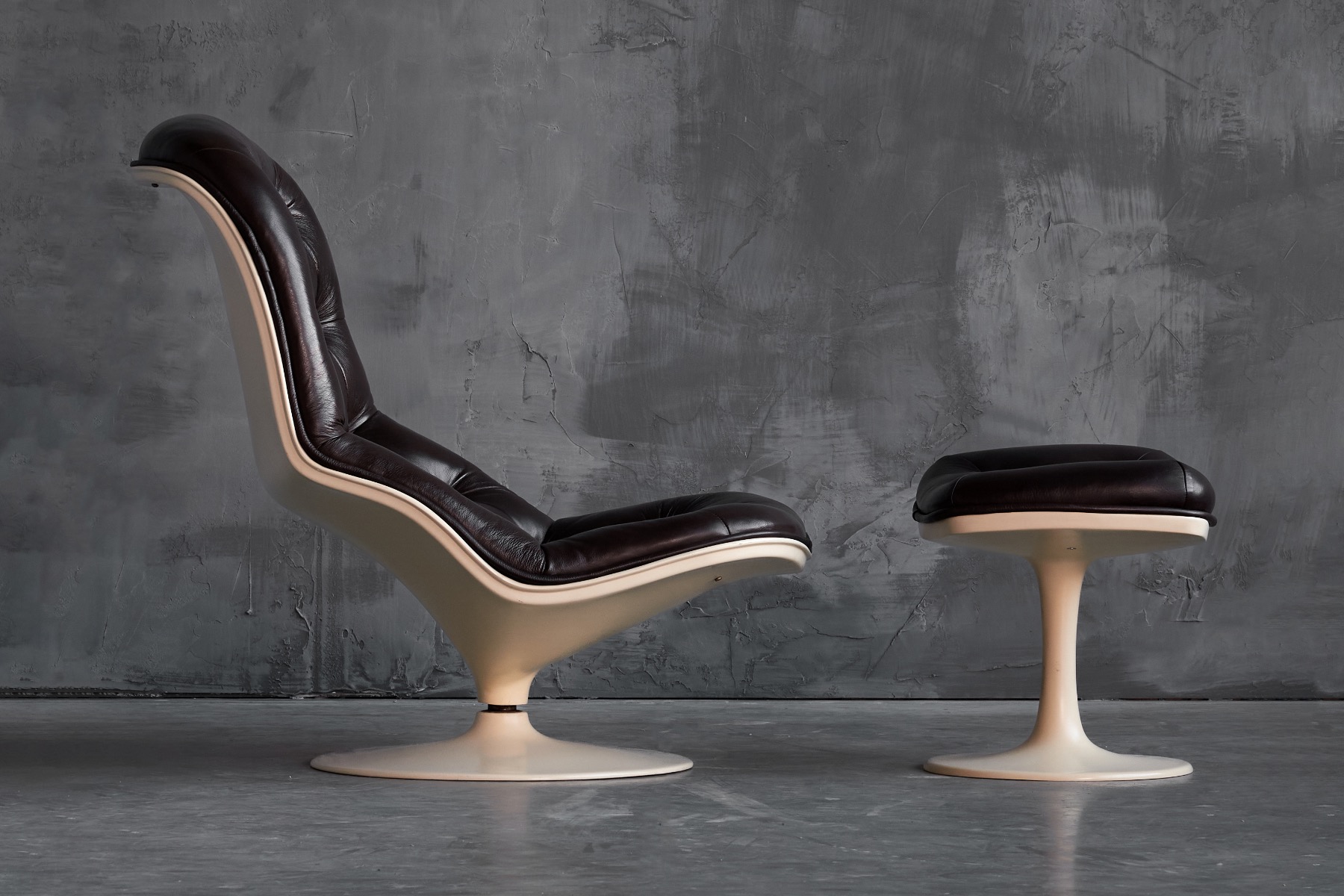 Mid century Belgian lounge chair by Georges van Rijck for Beaufort