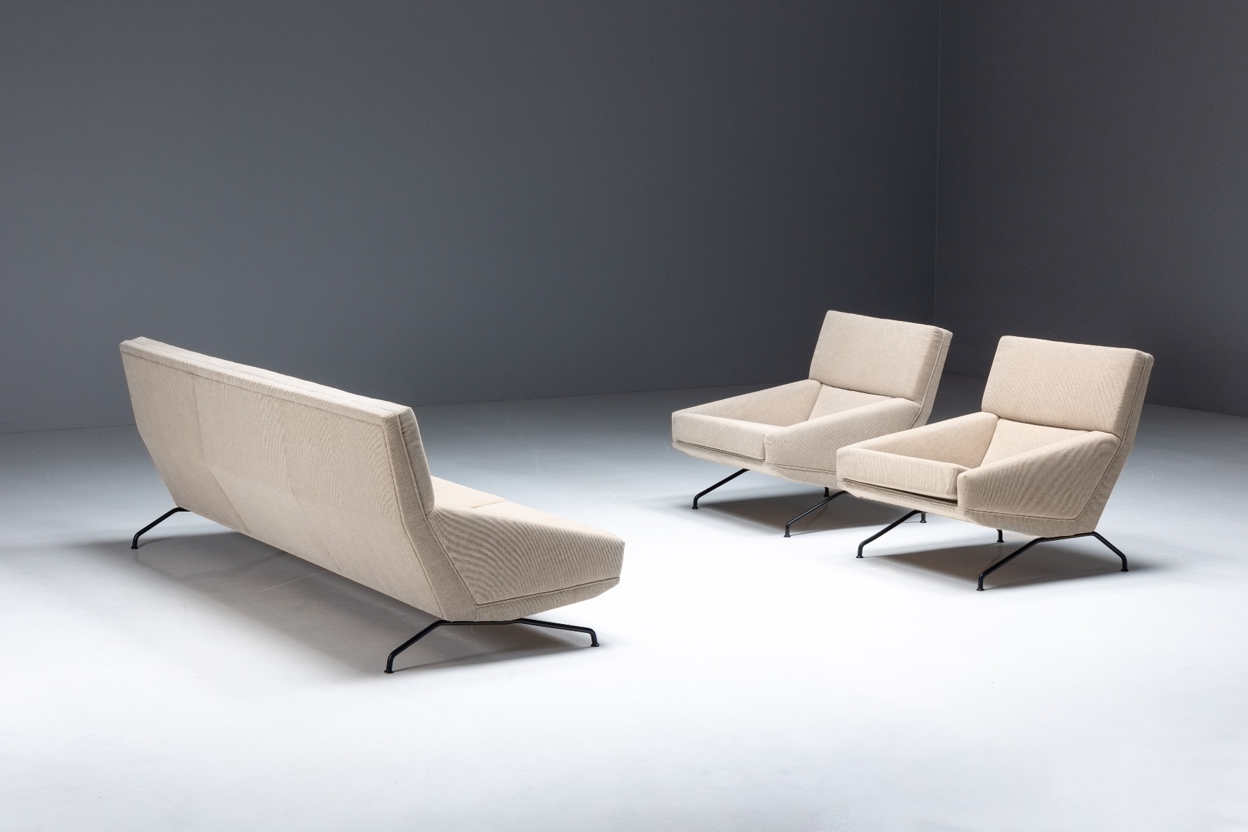 Mid century Belgian sofa by Georges van Rijck for Beaufort
