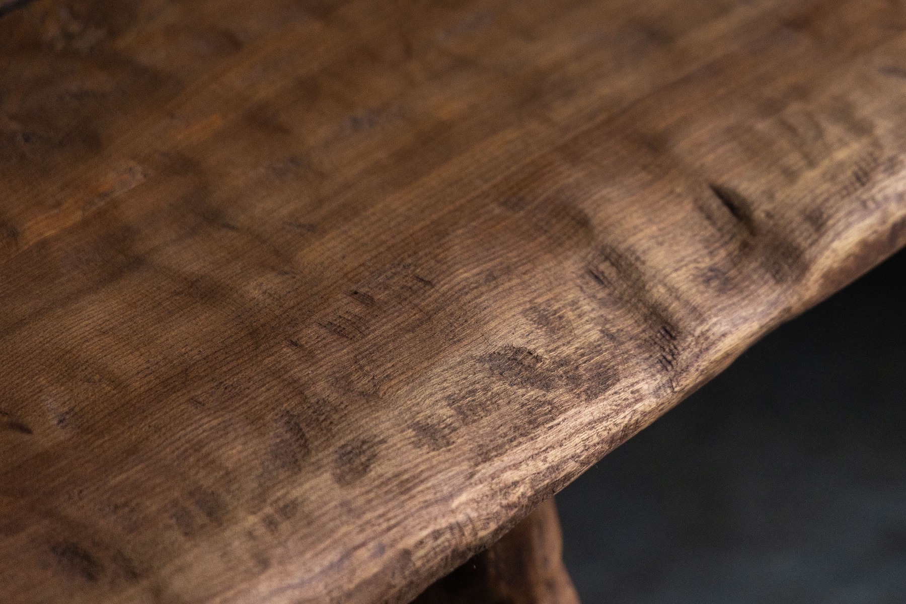 Rustic organic low table 1970s