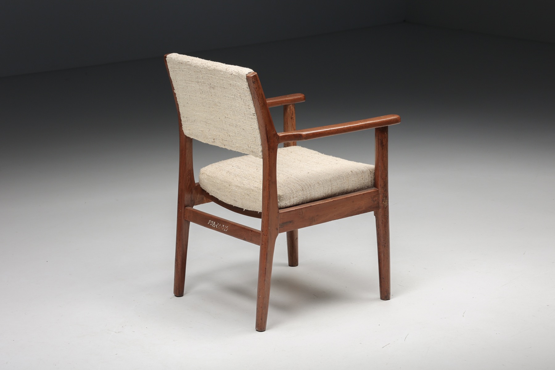 Statement Chandigarh armchair by Pierre Jeanneret from the 1950s