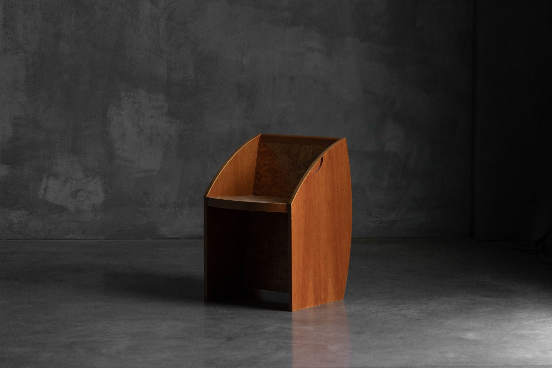 Statement postmodern chairs dating to the 1980s