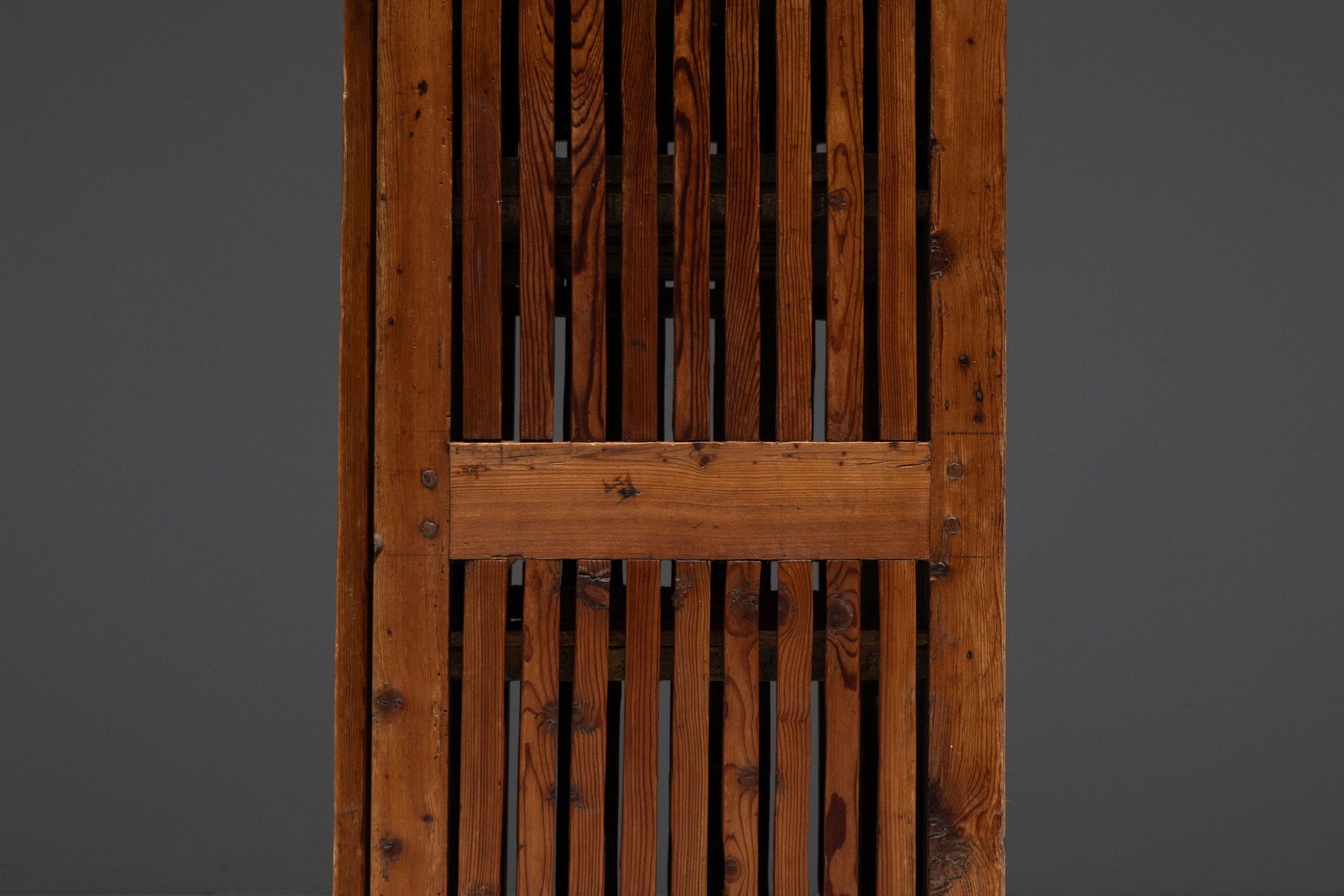 Utilitarian alpine cheese cabinet with functional proportions