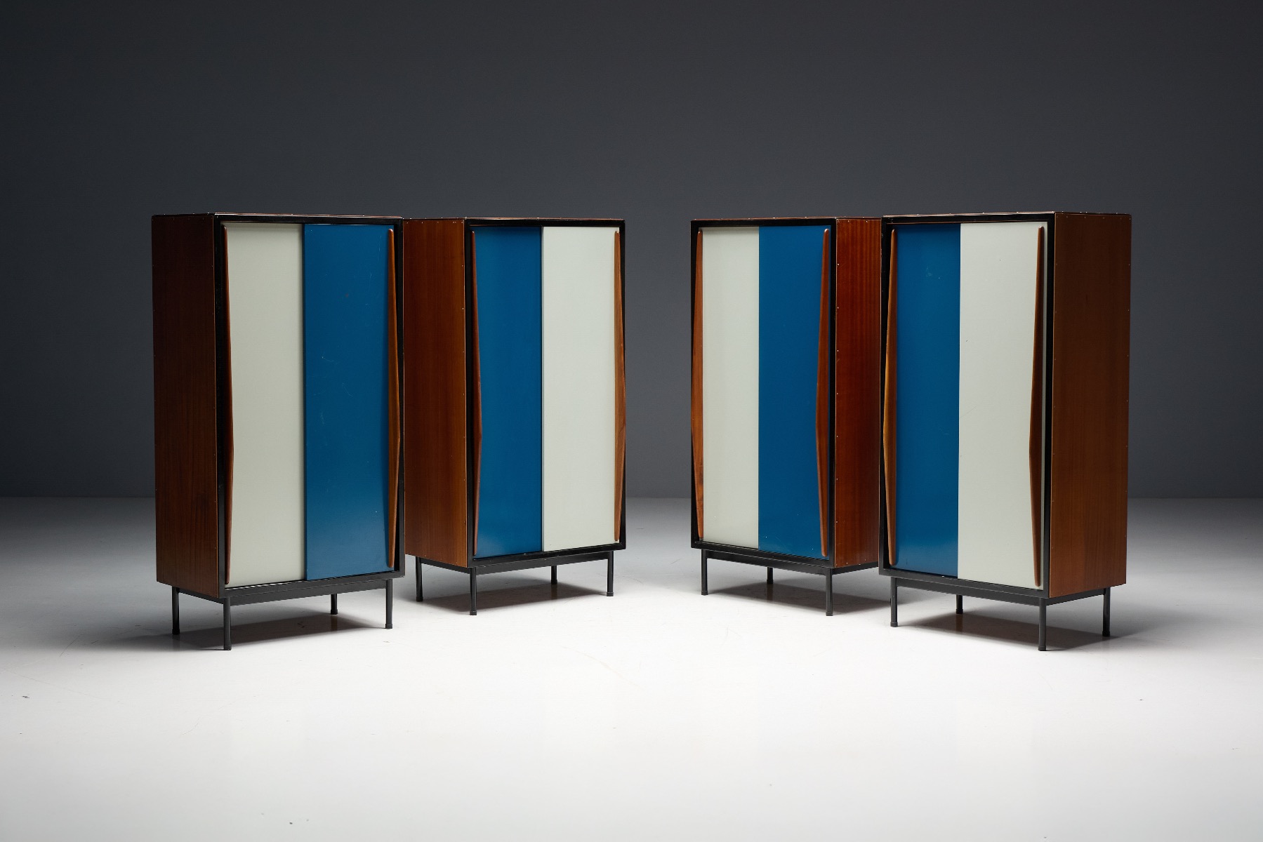 Mid century Belgian modernist wardrobe by Van Der Meeren