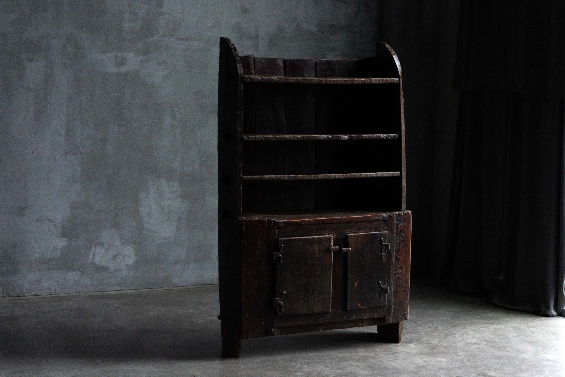 Traditional 18th century farmhouse cabinet