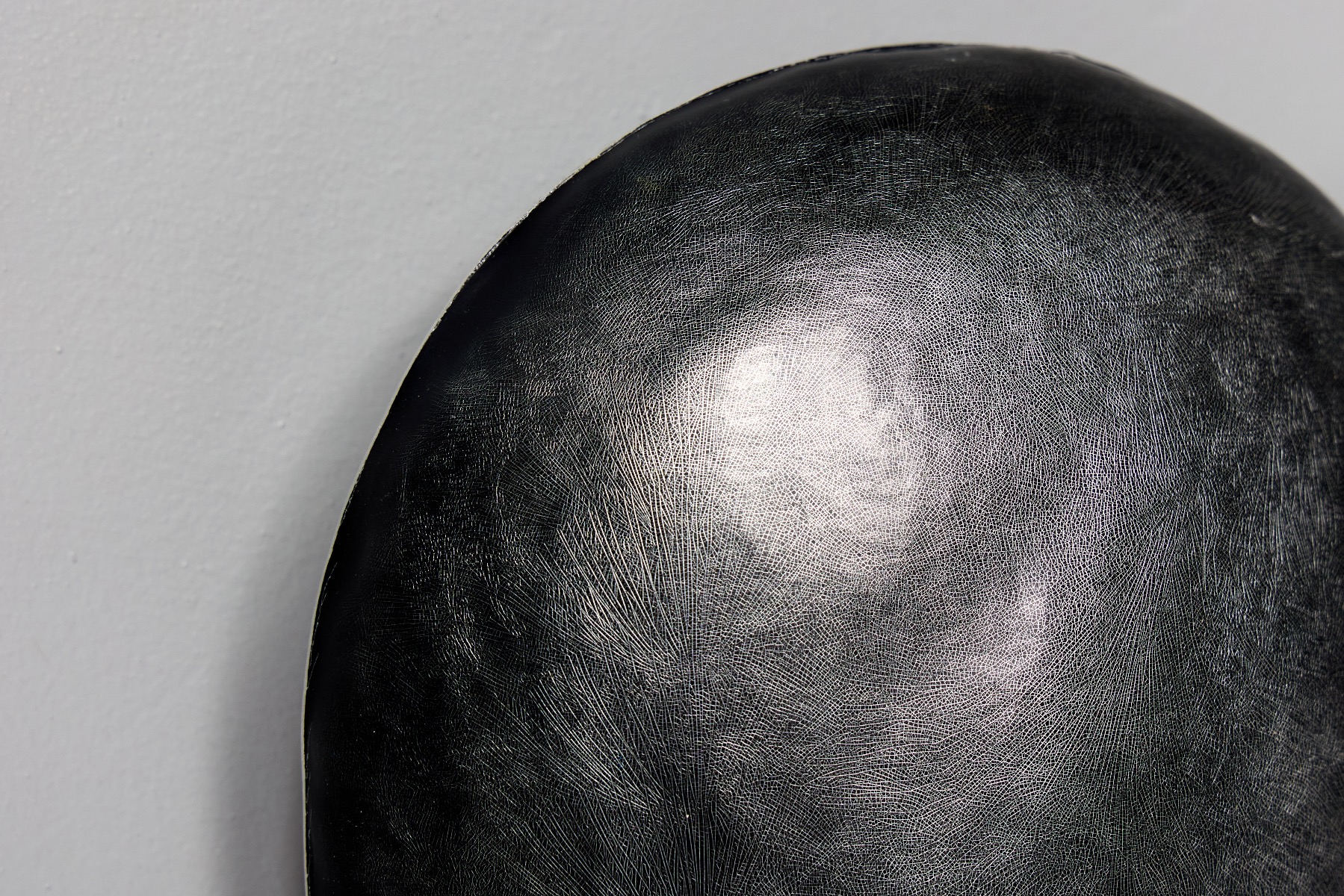 Contemporary hammered metal light shade