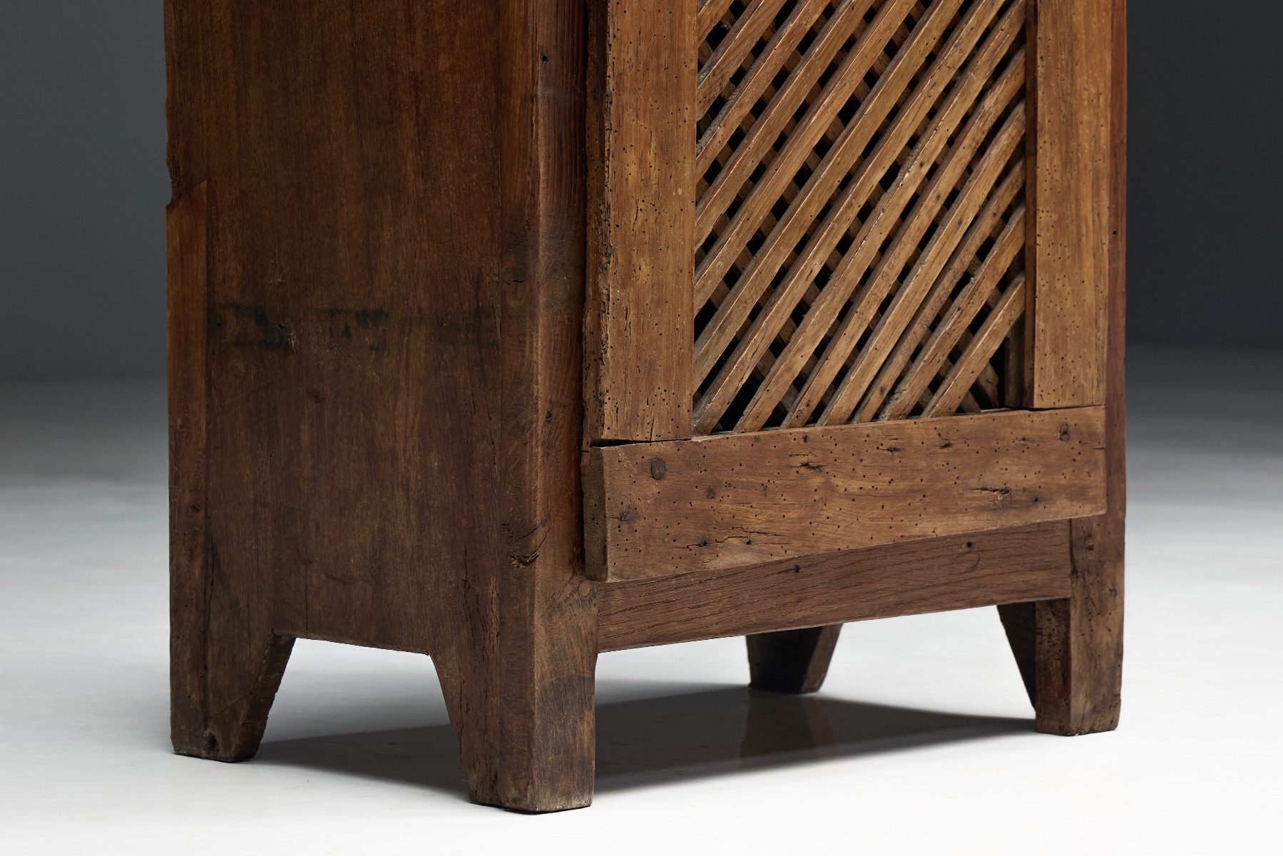 Classic vernacular cabinet with folk art character