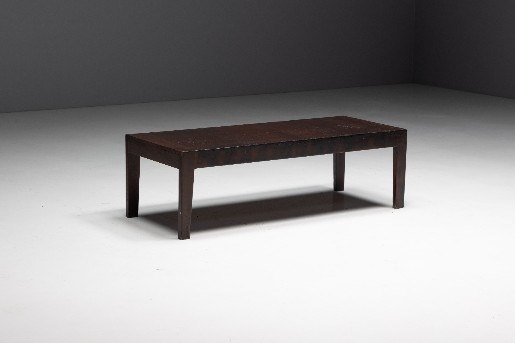 Modern coffee table based on the proportion theory of Dom Hans van der Laan