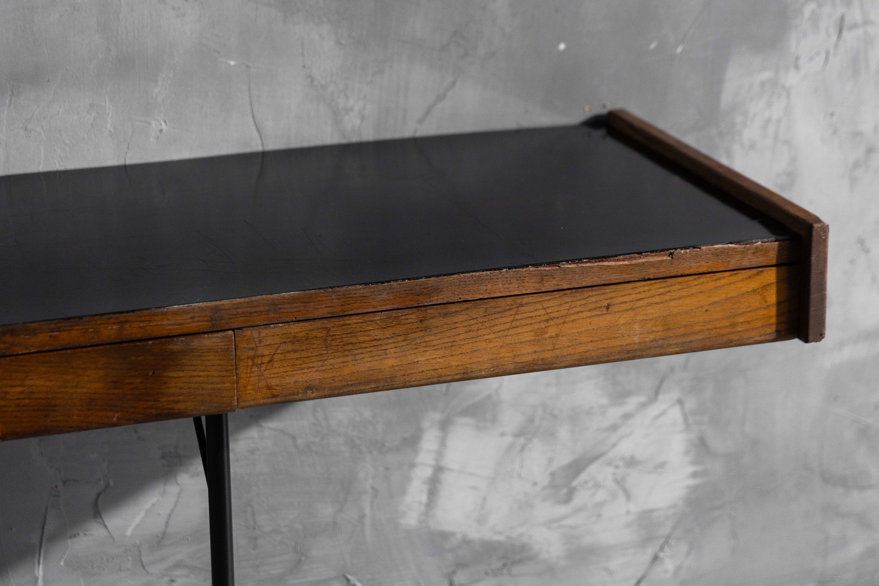 Collectible modernist wall mounted console table from the 1960s