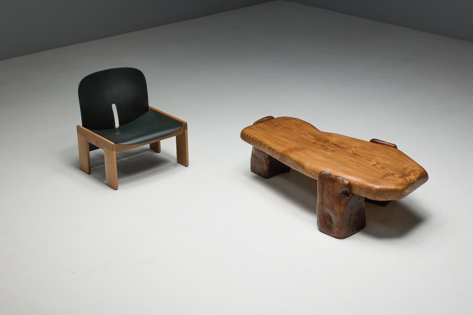 Monumental solid wood coffee table crafted in 2025
