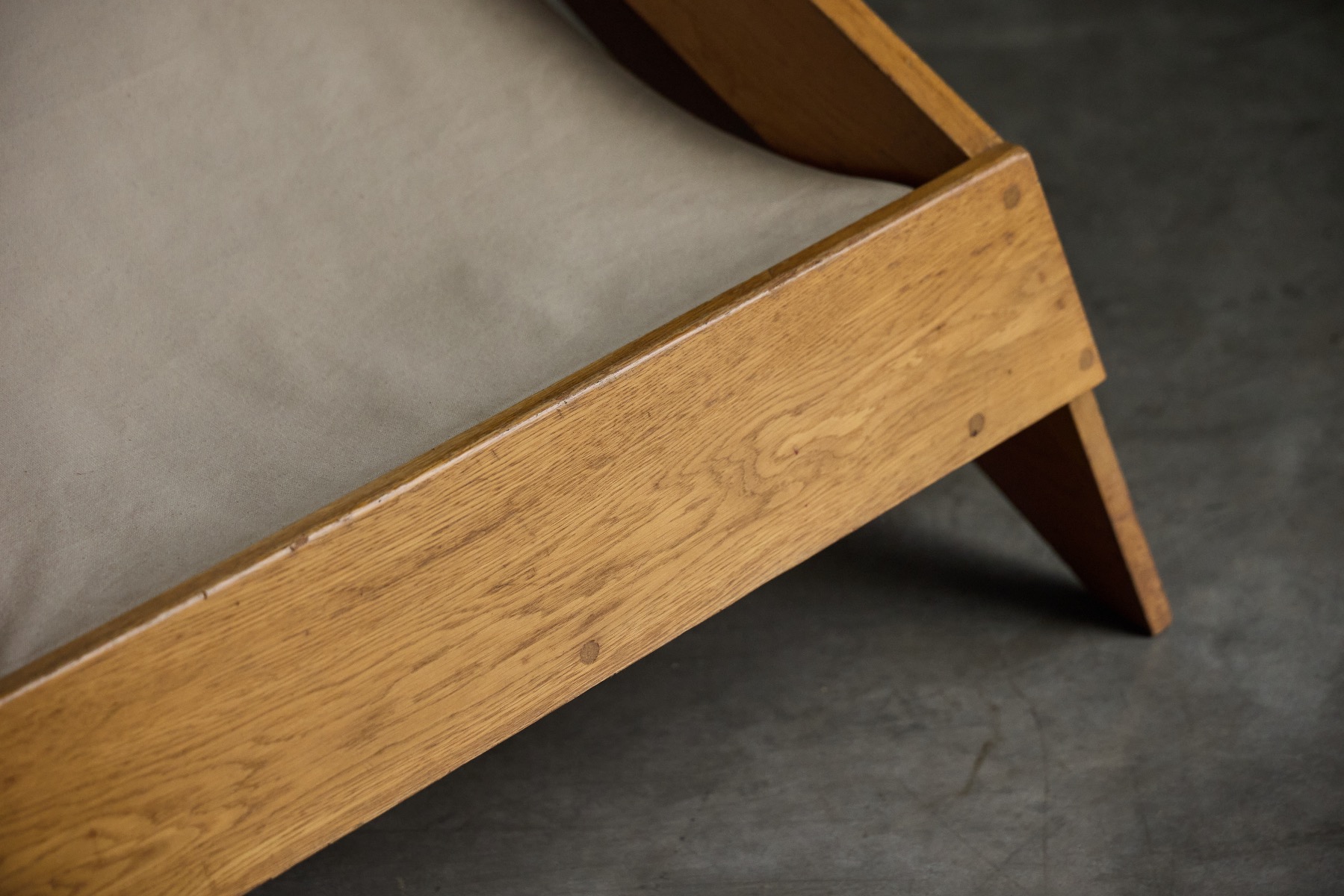 Statement wooden lounge chairs from the 1960s