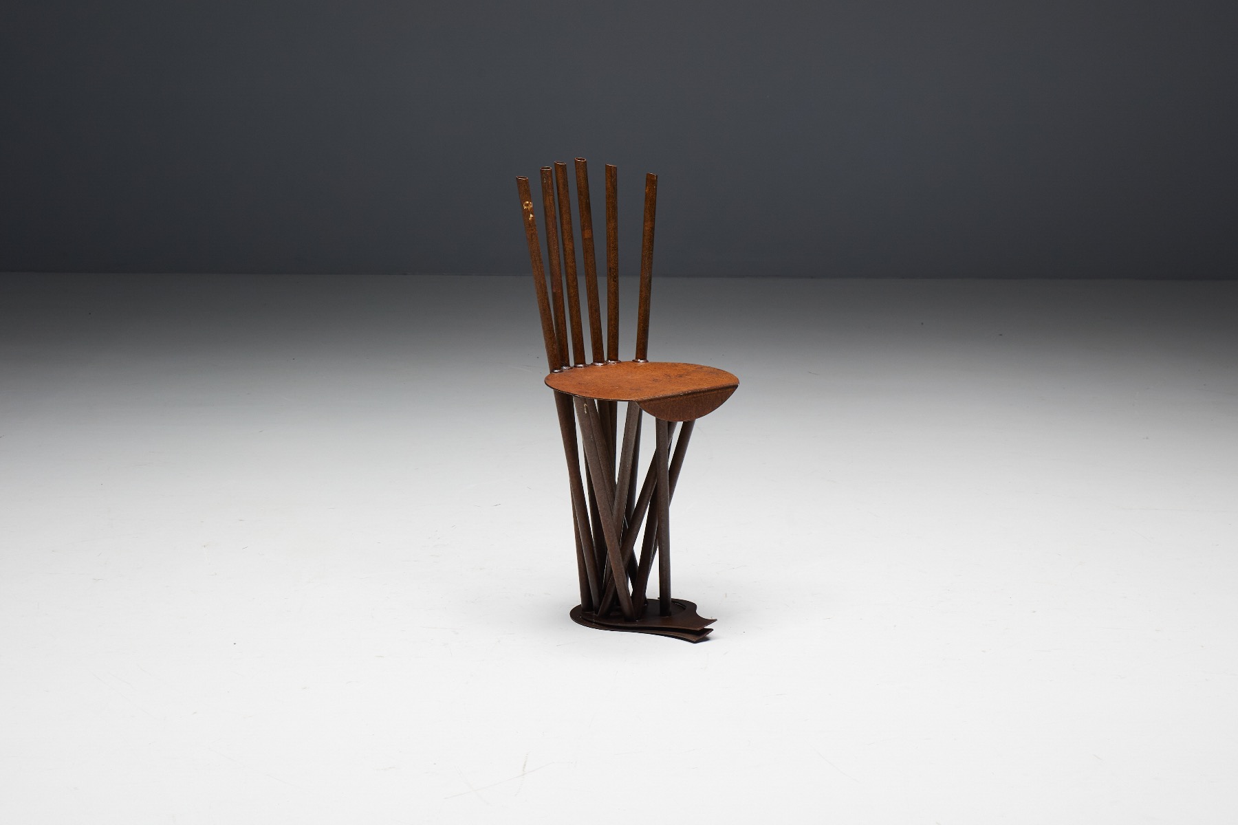 European 1950s industrial chairs