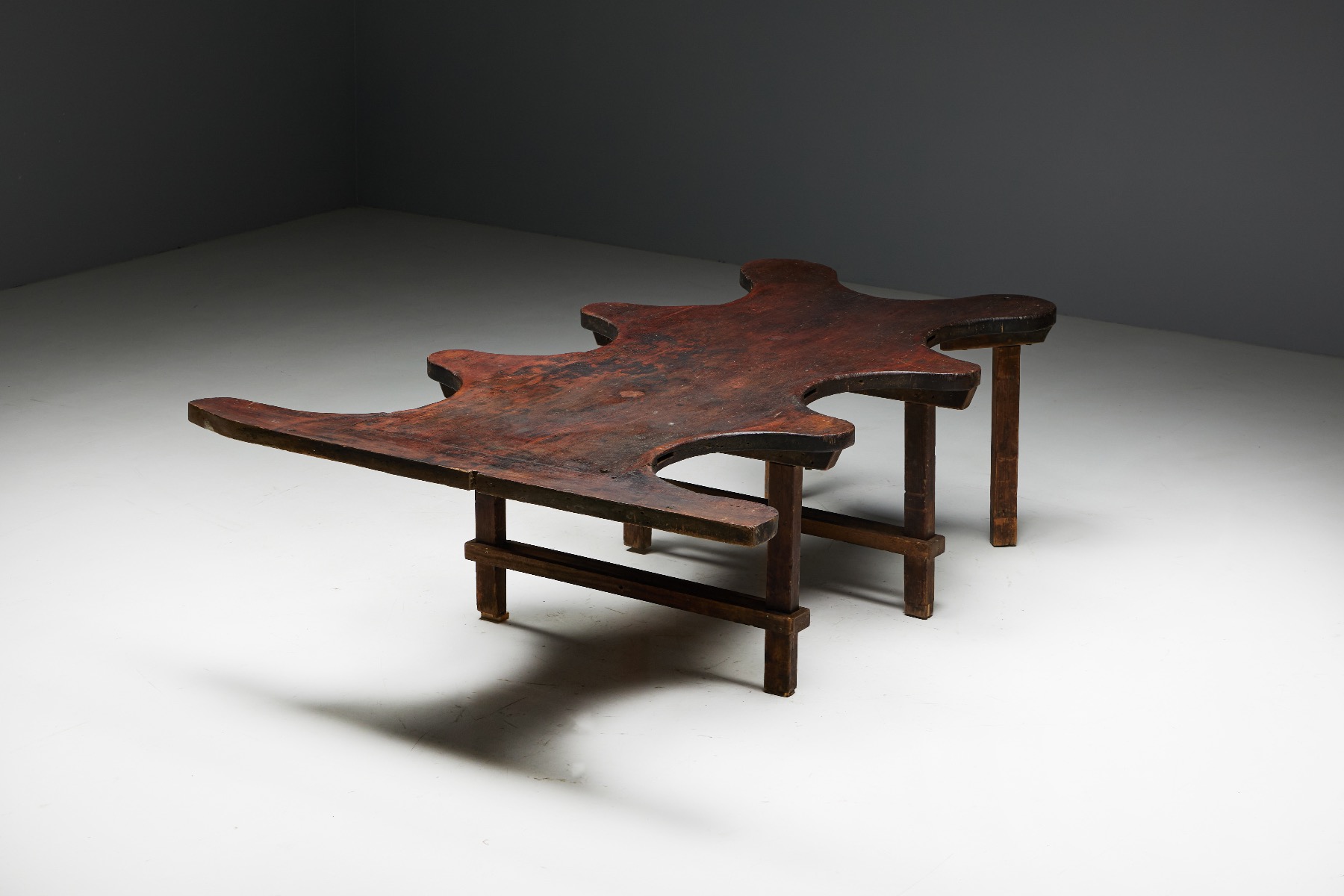 Handmade organic table wooden furniture