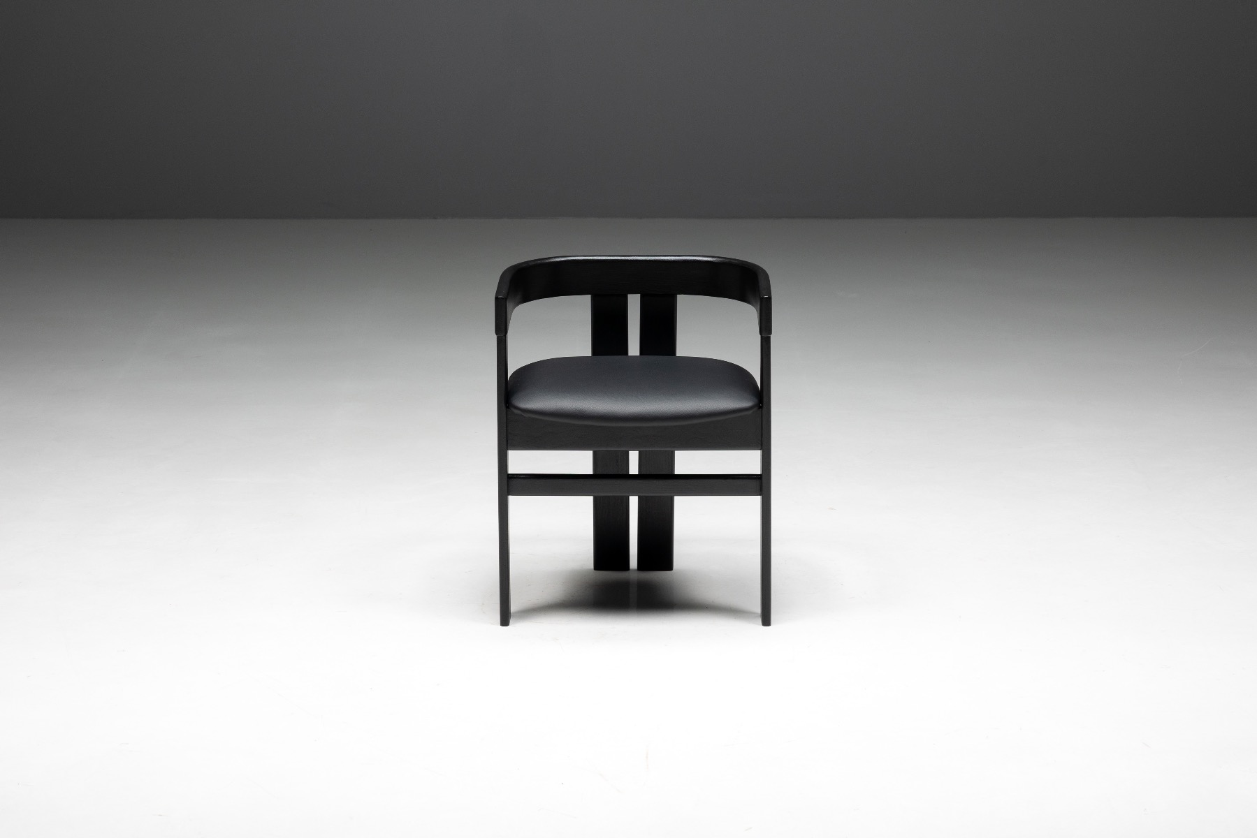 Iconic Pigreco chairs by Tobia Scarpa from the 1960s