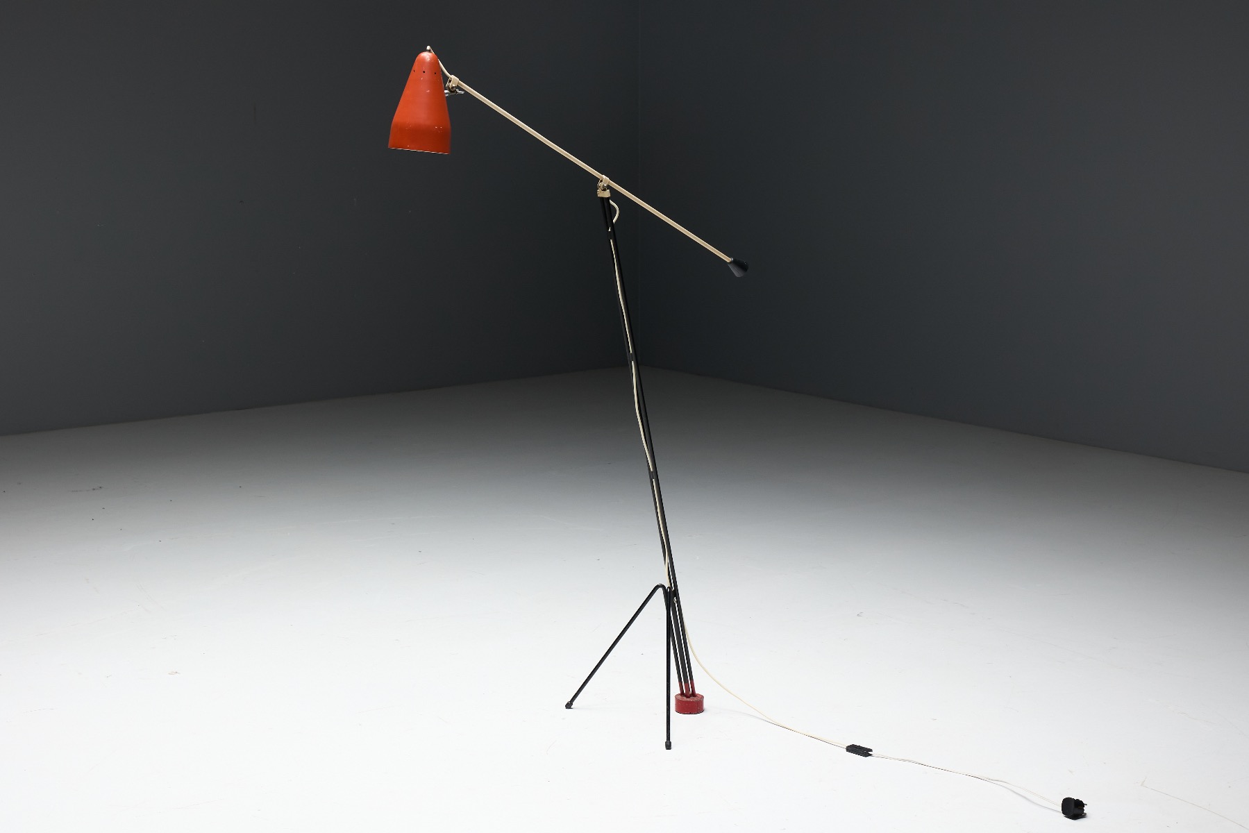 Statement mid century Grasshopper lamp
