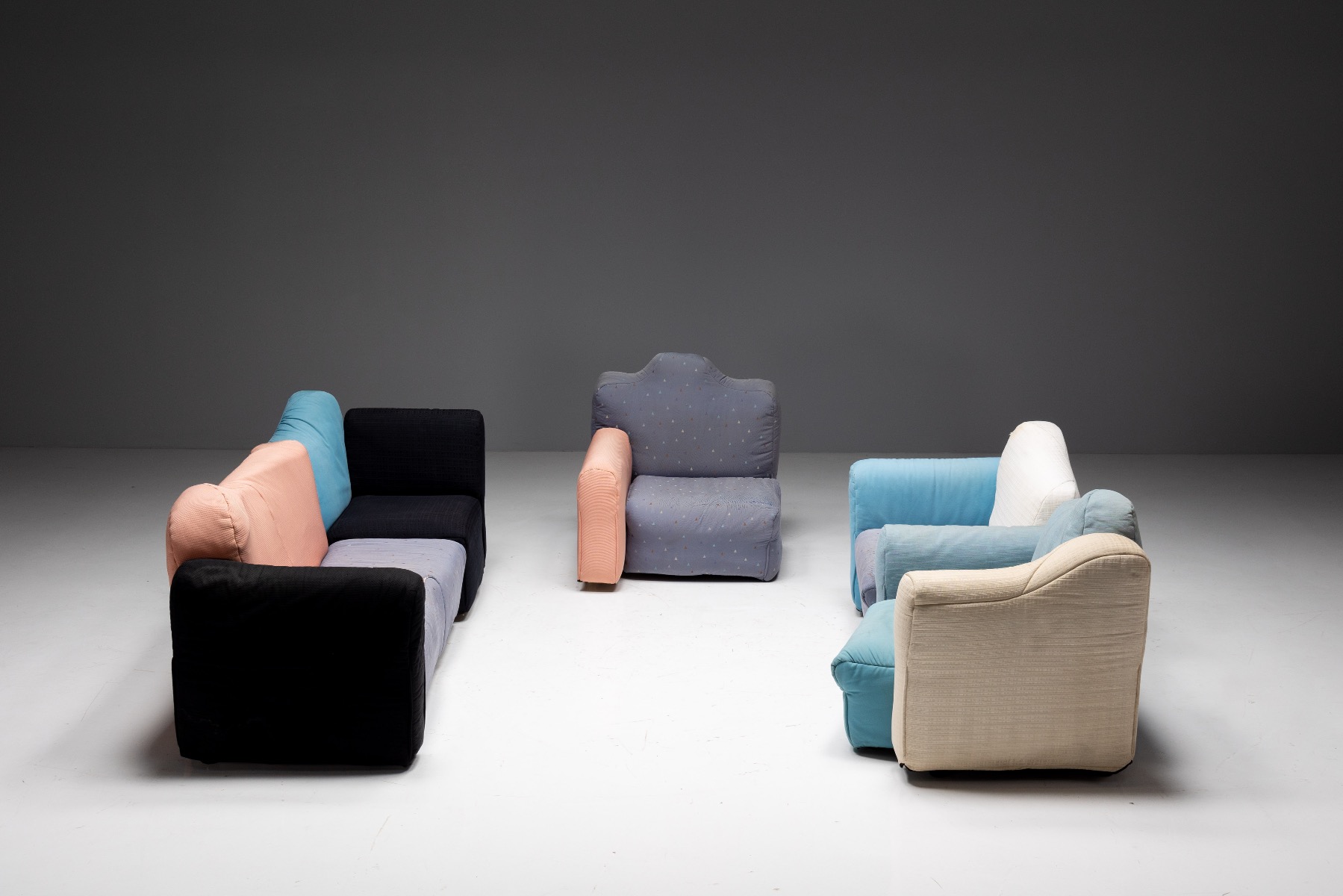 Modular living room sofa Italian design
