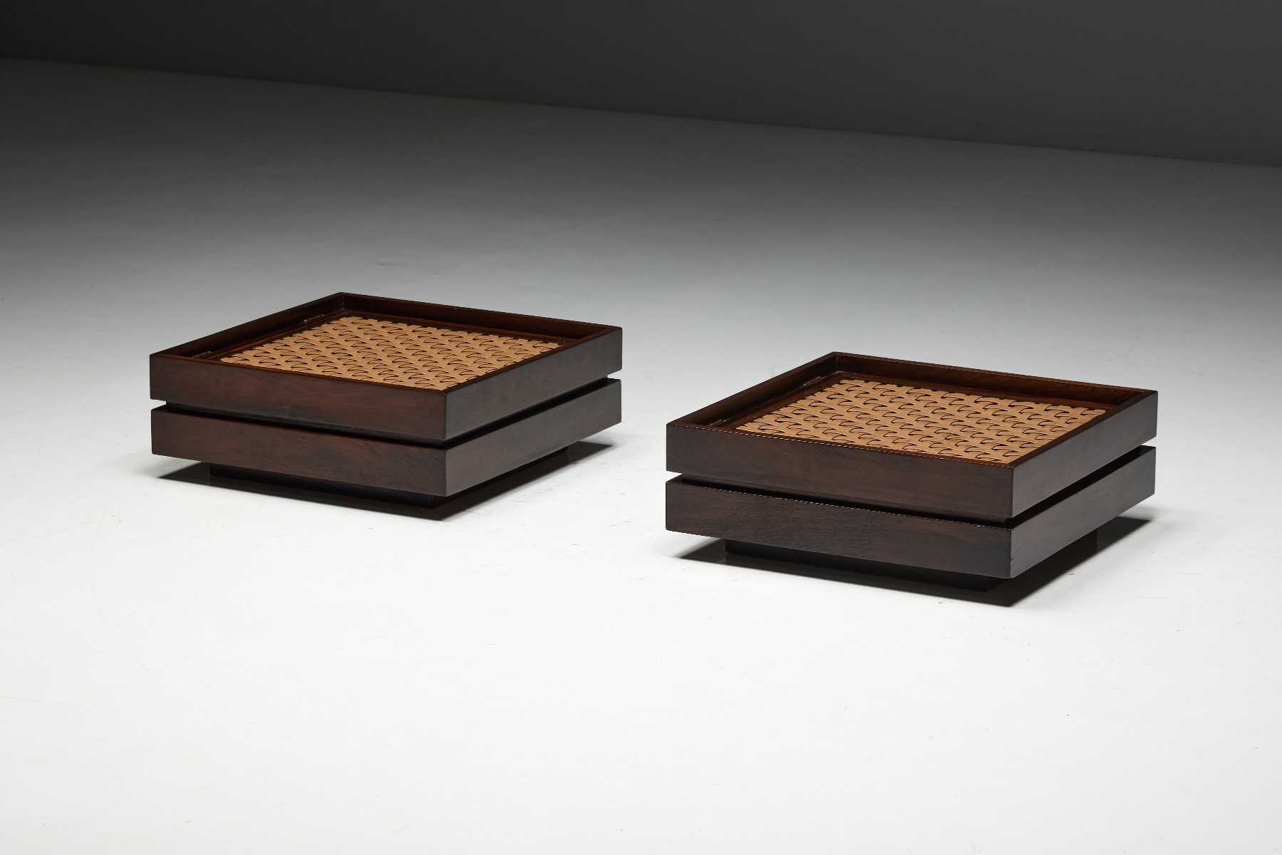 Museum level Brazilian ottomans by Celina Decorações