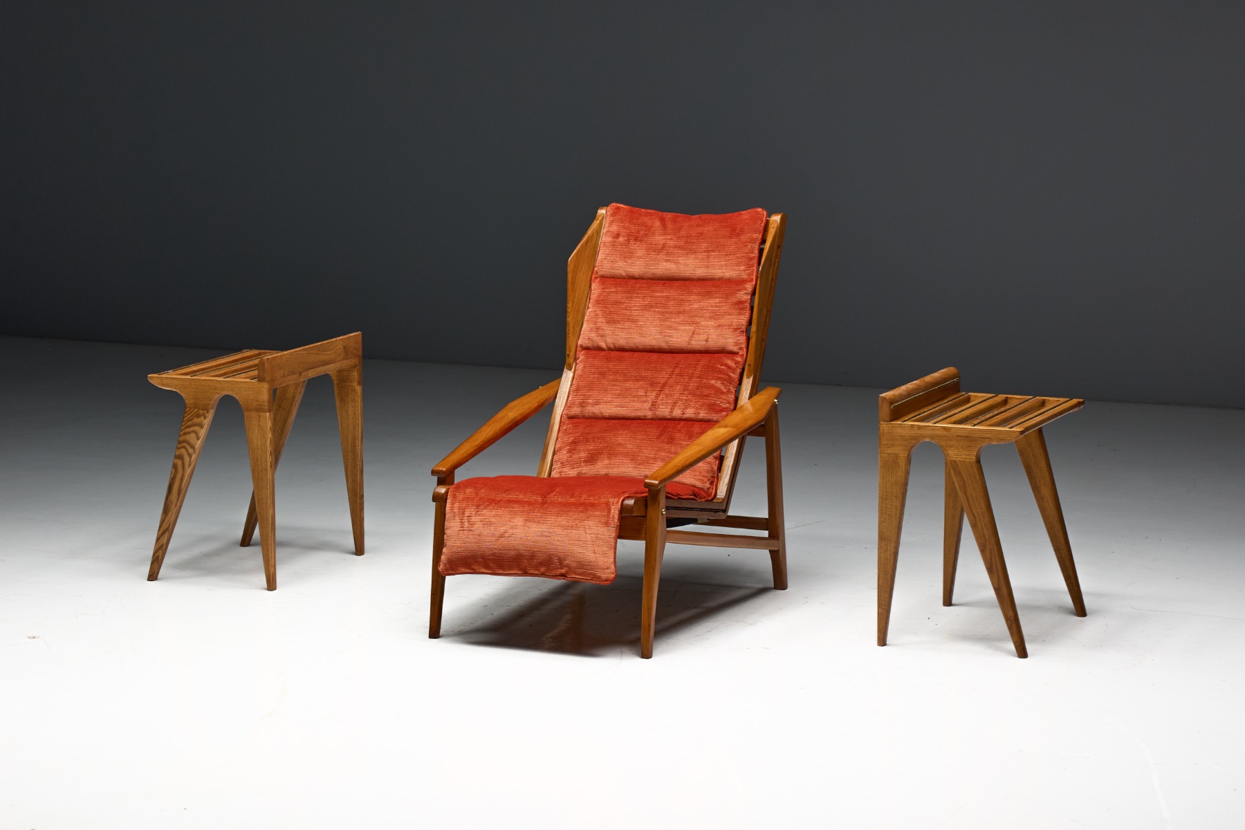 Museum level Modello 811 lounge chair by Gio Ponti for Cassina