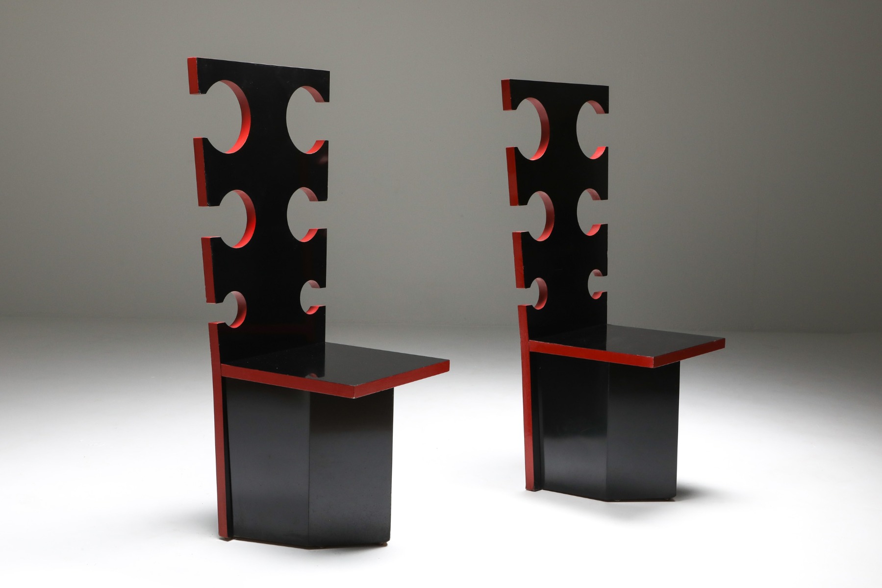 Collectible Italian modern seating from the 1970s