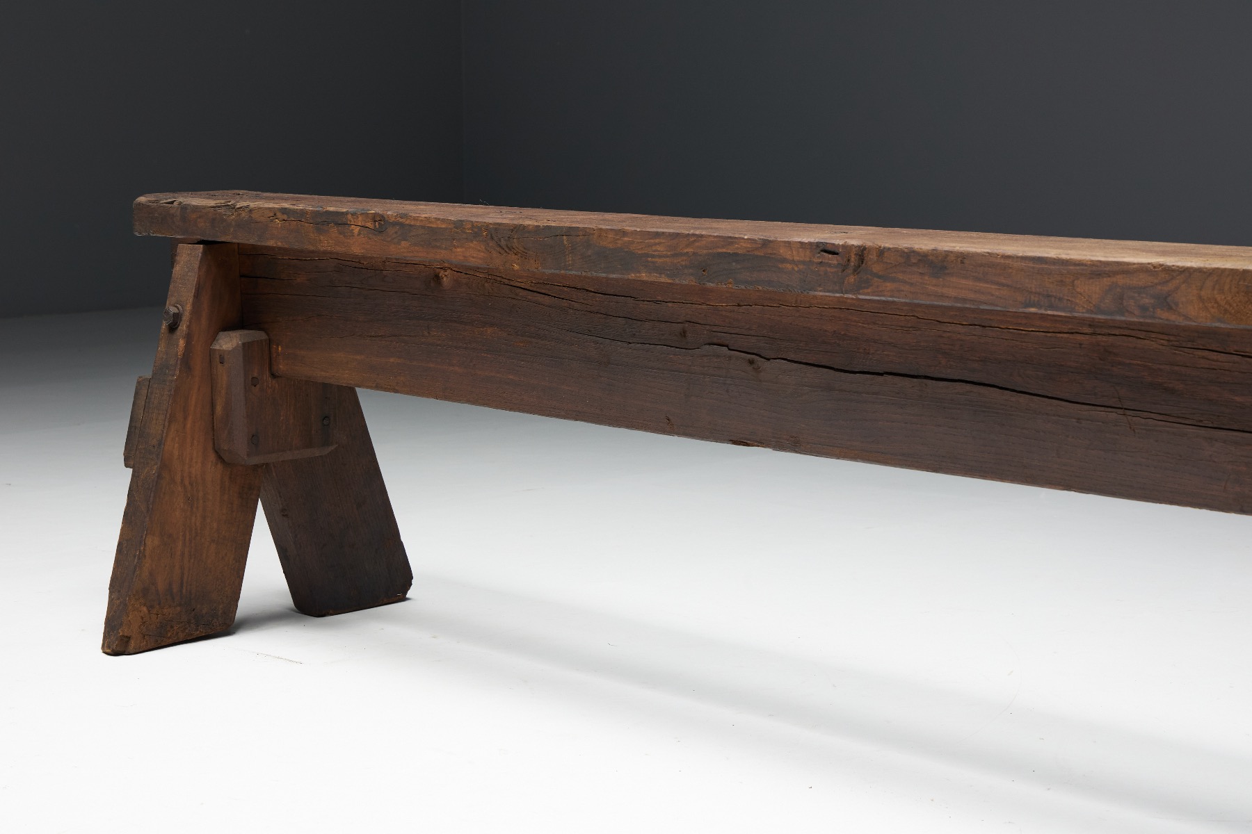 Rural handmade benches 19th century
