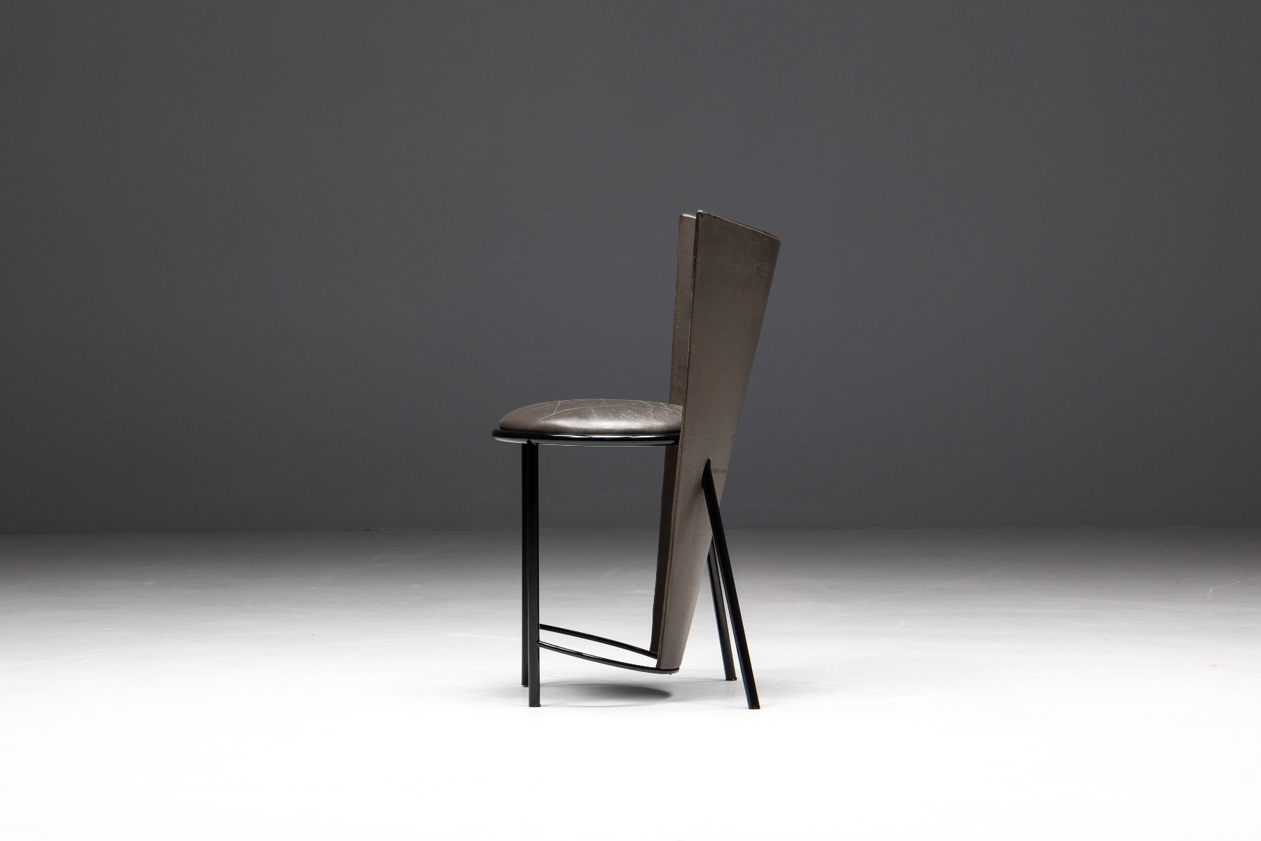 Sleek Sevilla chairs in grey leather design