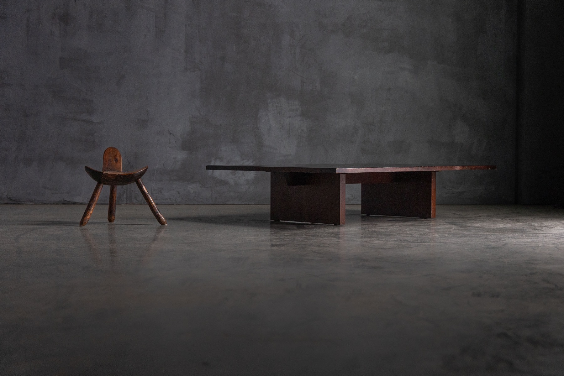 Unique 2025 sculpted brutalist coffee table