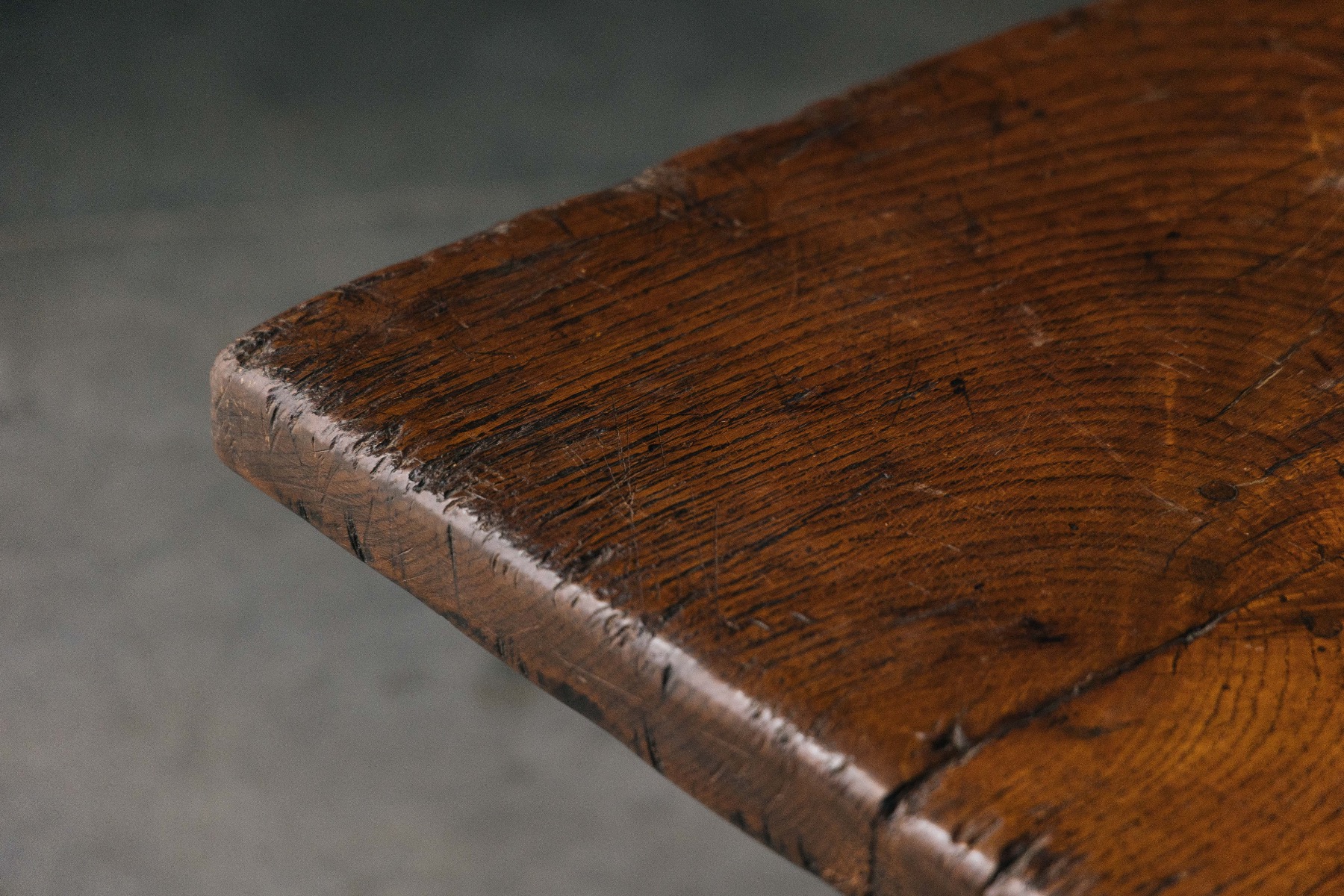 Solid wood rustic 19th century table