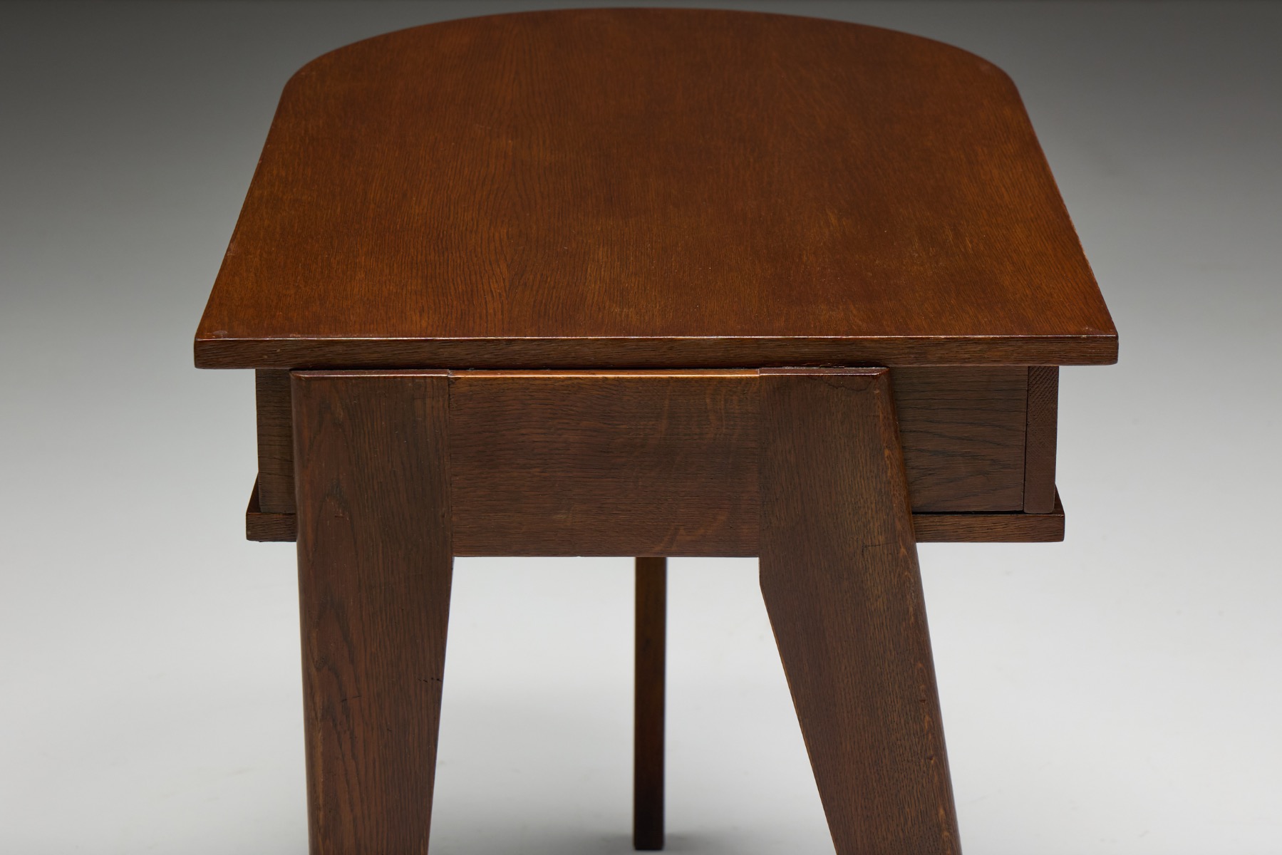Vintage French tripod desk by Jacques Adnet from the 1950s