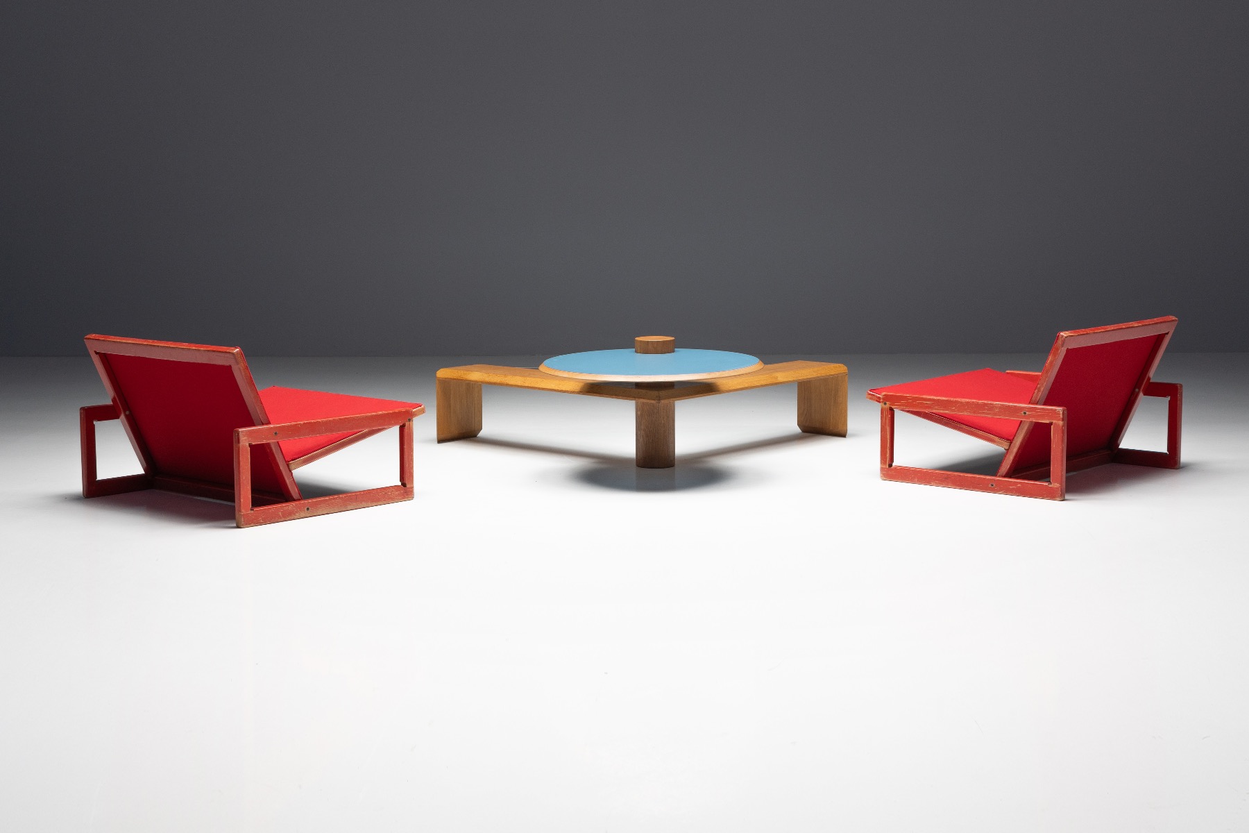 1980s Memphis lounge table
