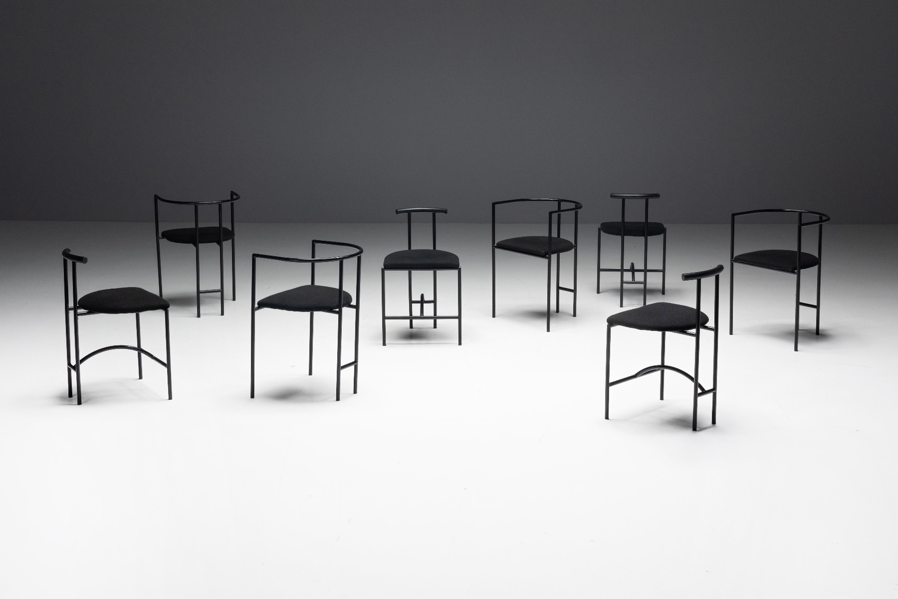 1980s postmodern Tokyo armchairs