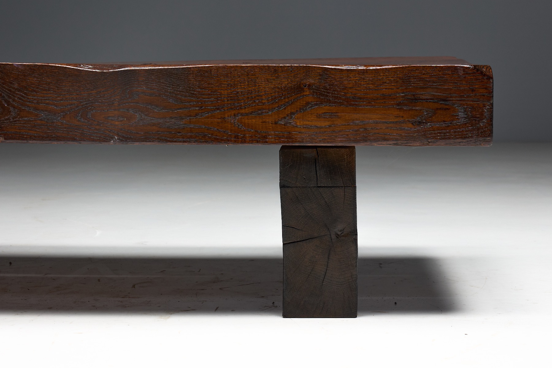 Classic brutalist coffee table dating to the 1950s