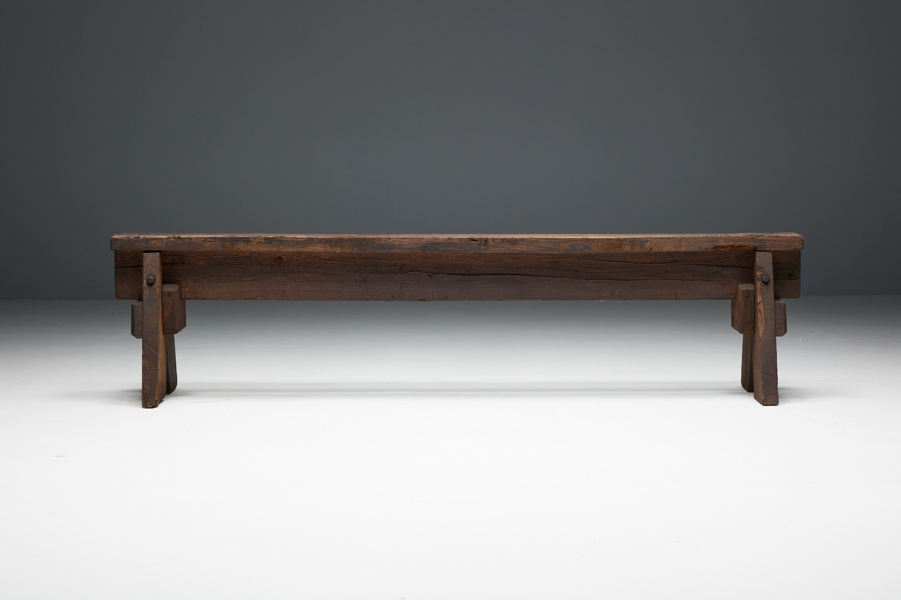 Collectible 19th century folk benches