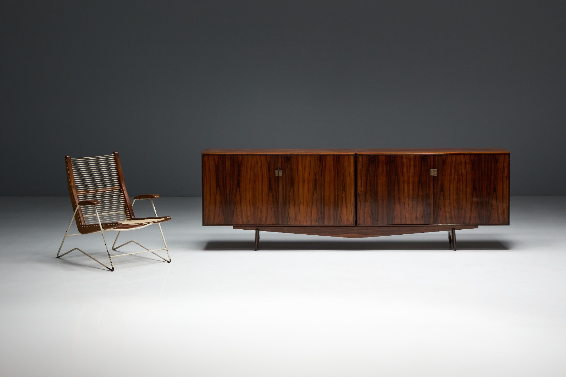 Gallery level Brazilian modernist sideboard