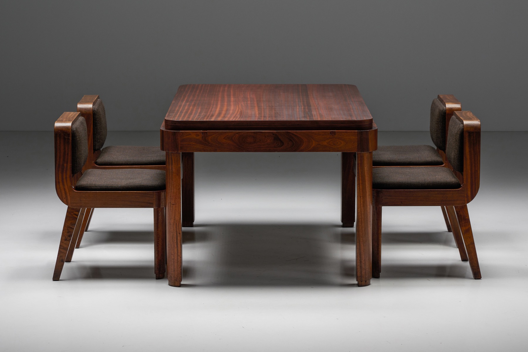Elegant John van Zeeland dining table from the 1930s