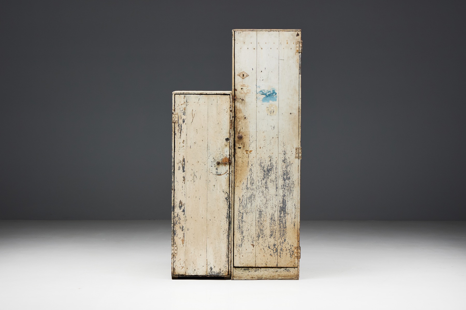 Handmade primitive cupboard in solid wood