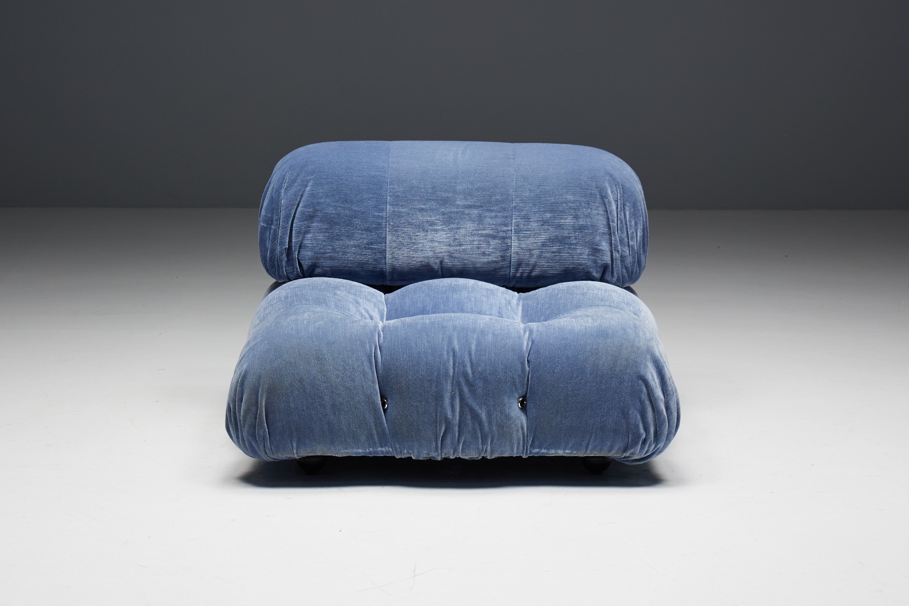 Mario Bellini blue modular sofa