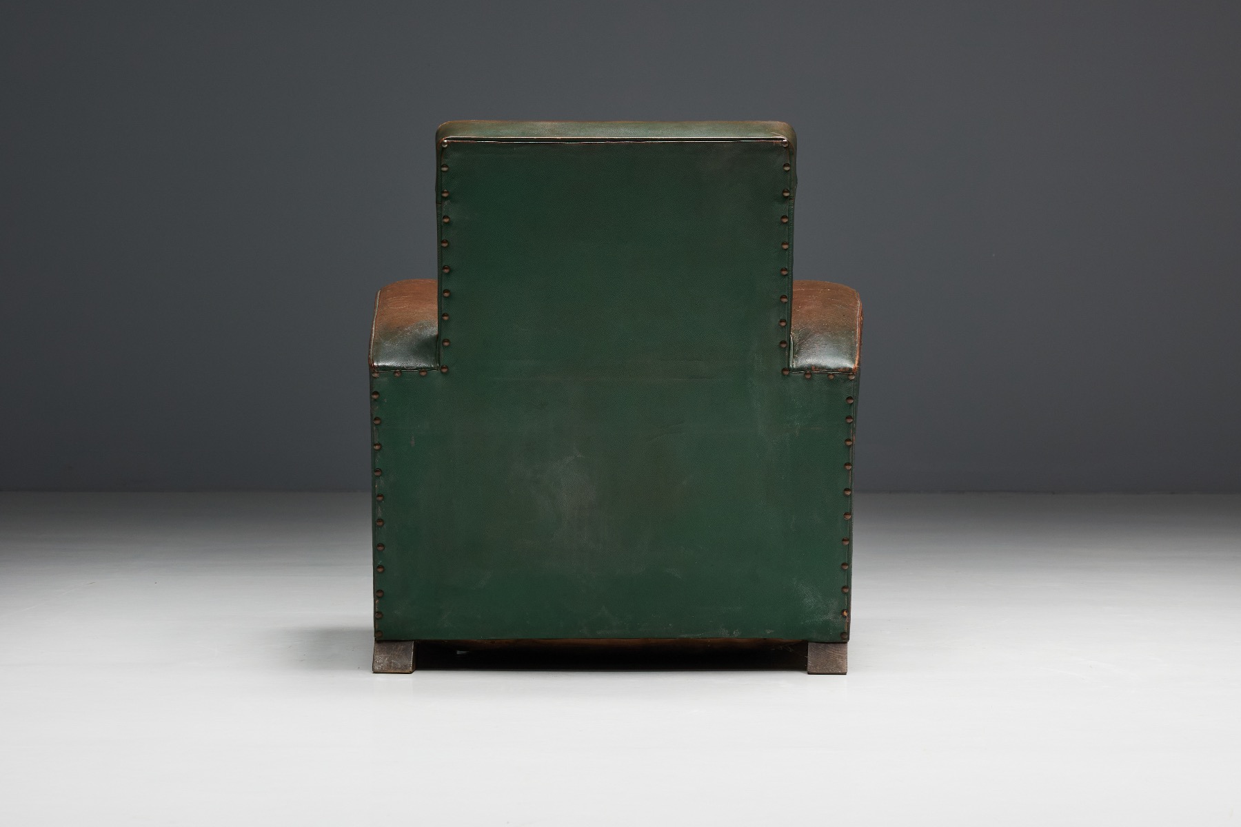 Retro 1930s club armchairs