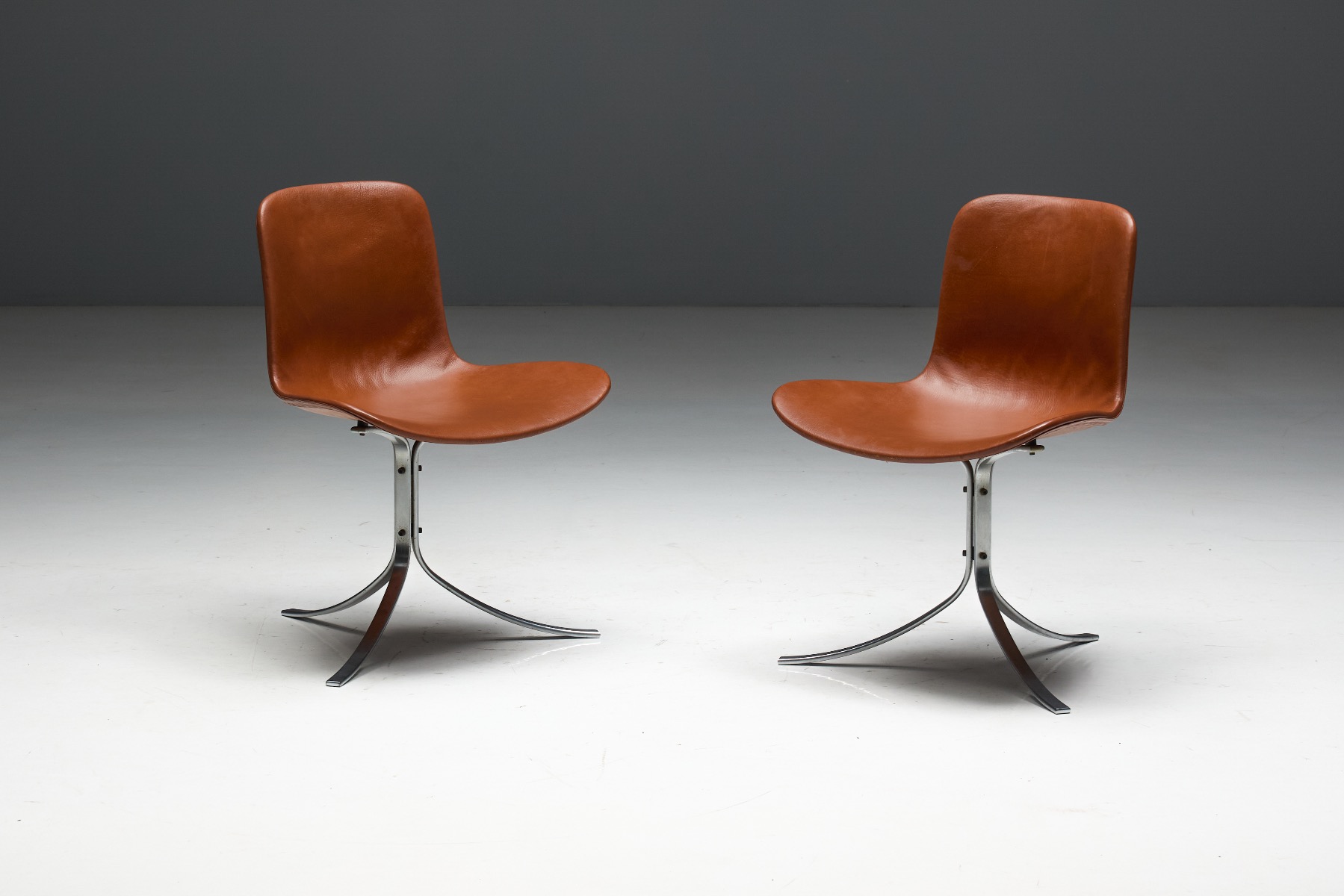 Danish modernism dining chair model PK9