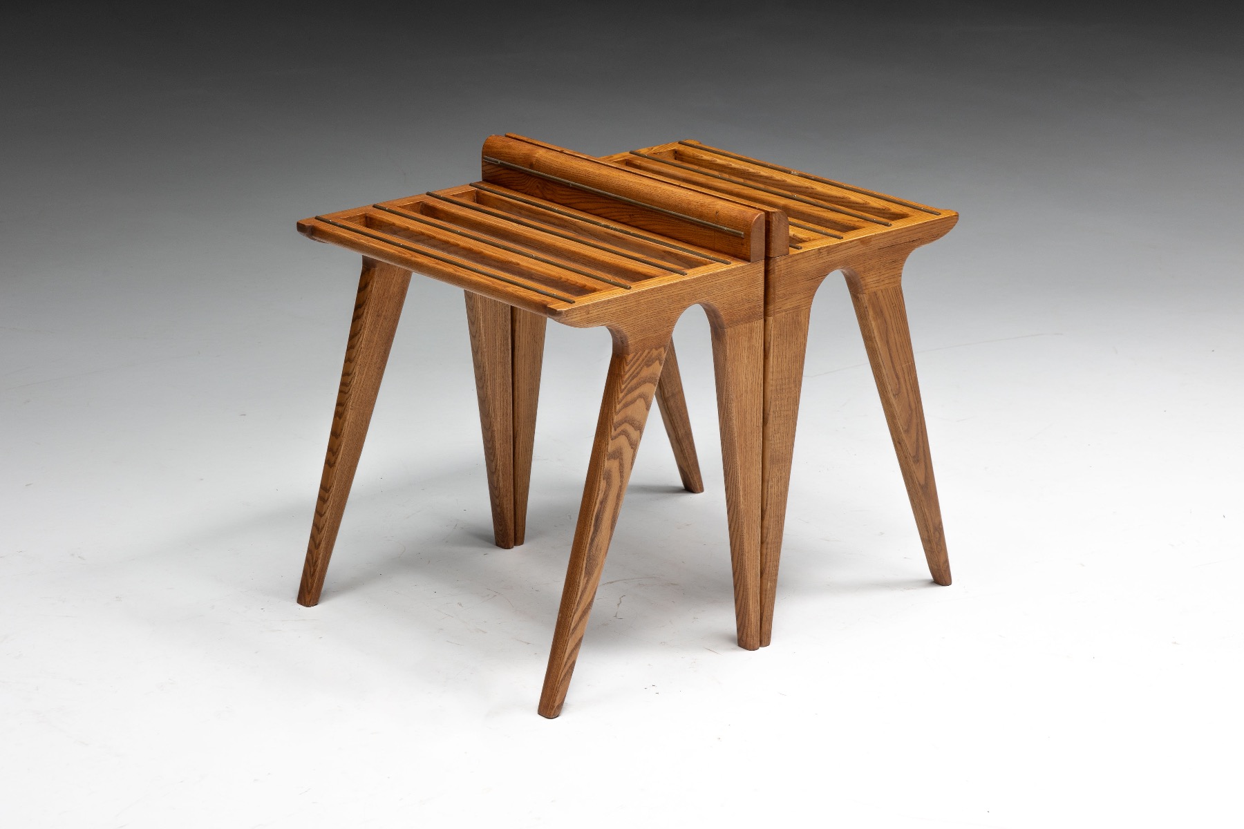 1950s Italian hotel luggage rack by Gio Ponti